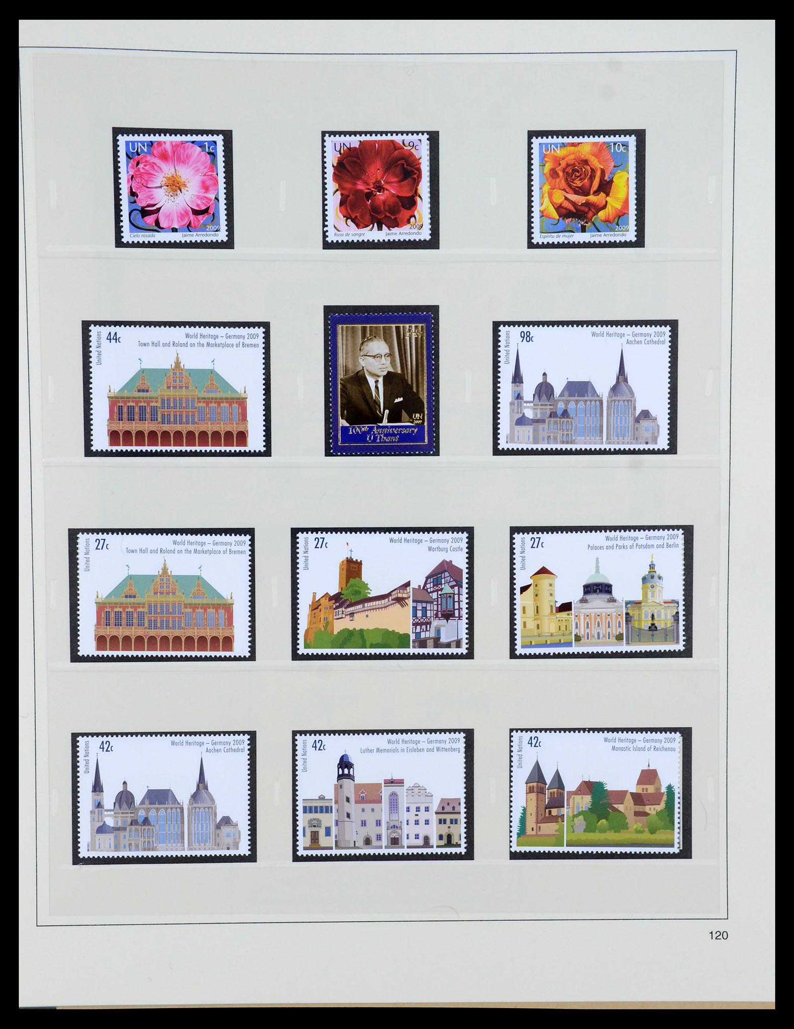 35879 118 - Postzegelverzameling 35879 Verenigde Naties 1951-2012.