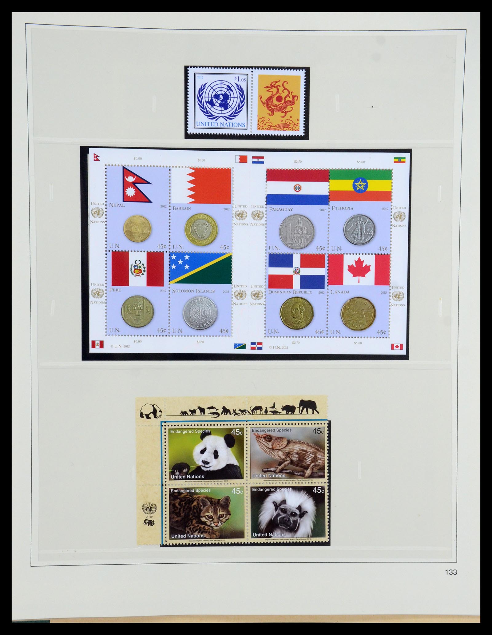35879 132 - Postzegelverzameling 35879 Verenigde Naties 1951-2012.