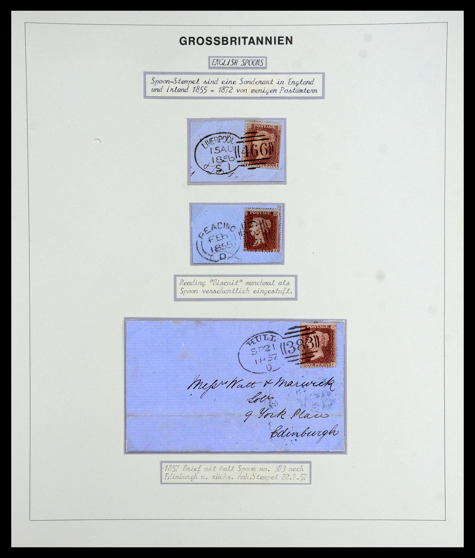 35900 063 - Postzegelverzameling 35900 Engeland 1840-1951.