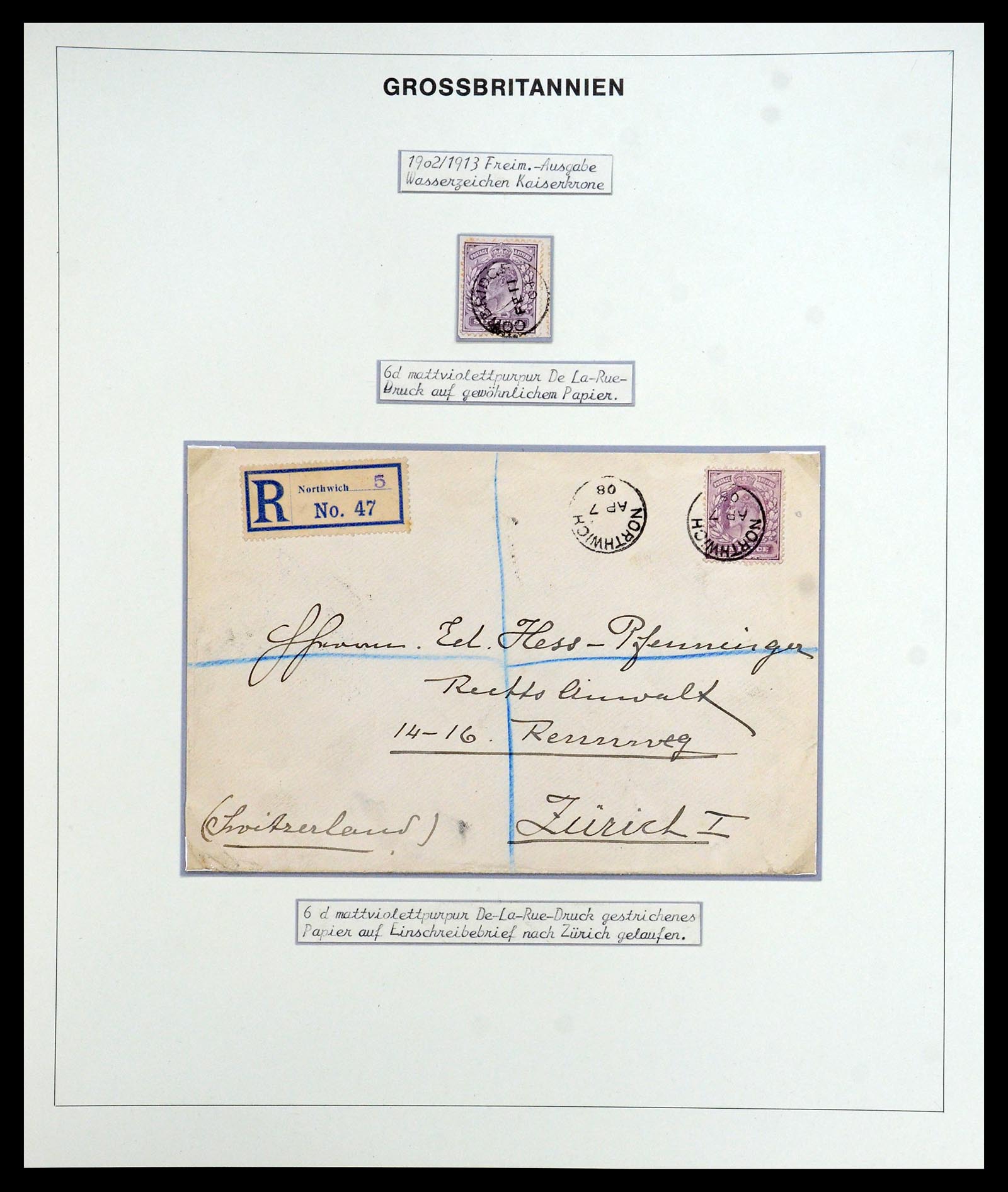 35900 071 - Postzegelverzameling 35900 Engeland 1840-1951.