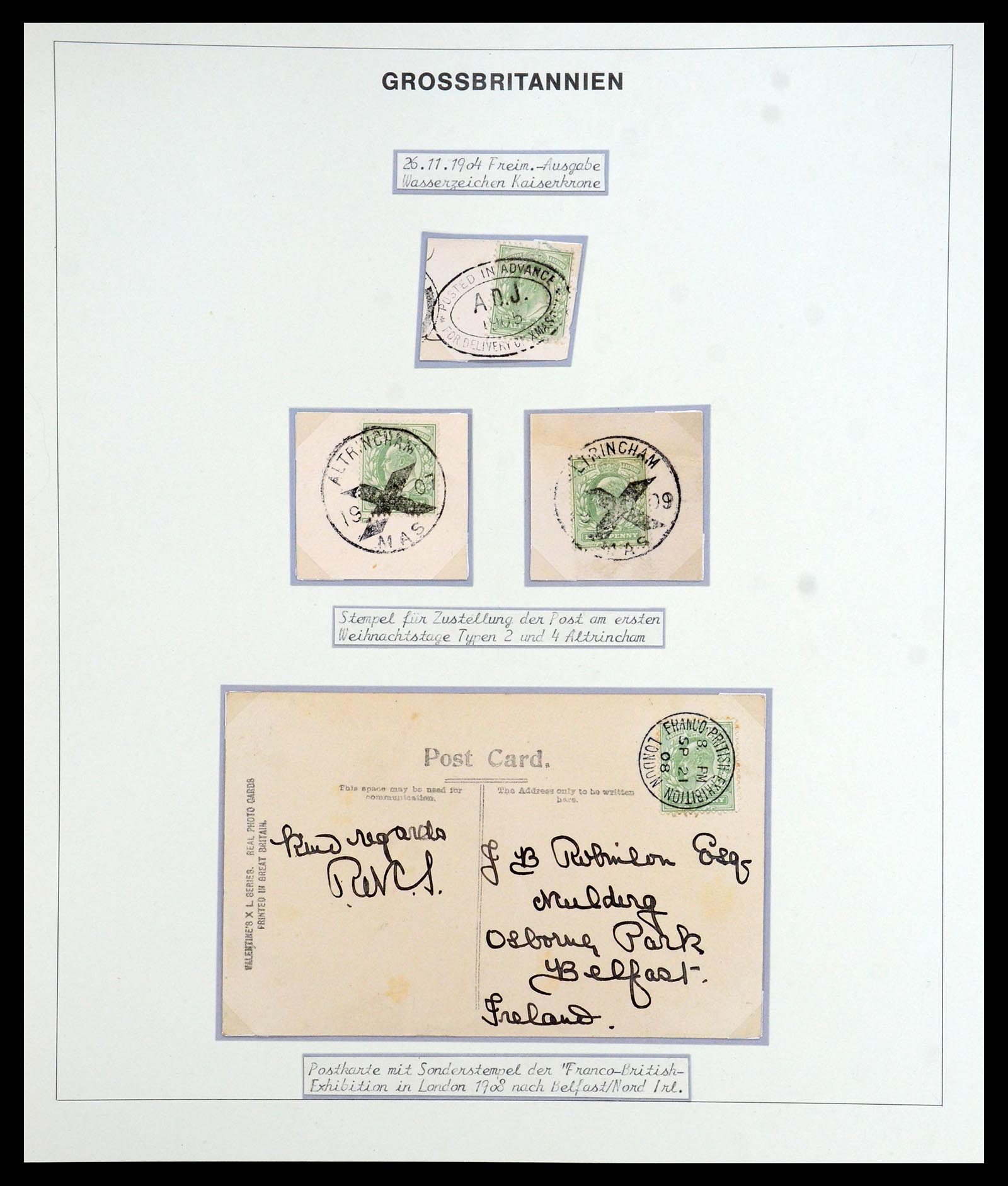 35900 078 - Postzegelverzameling 35900 Engeland 1840-1951.