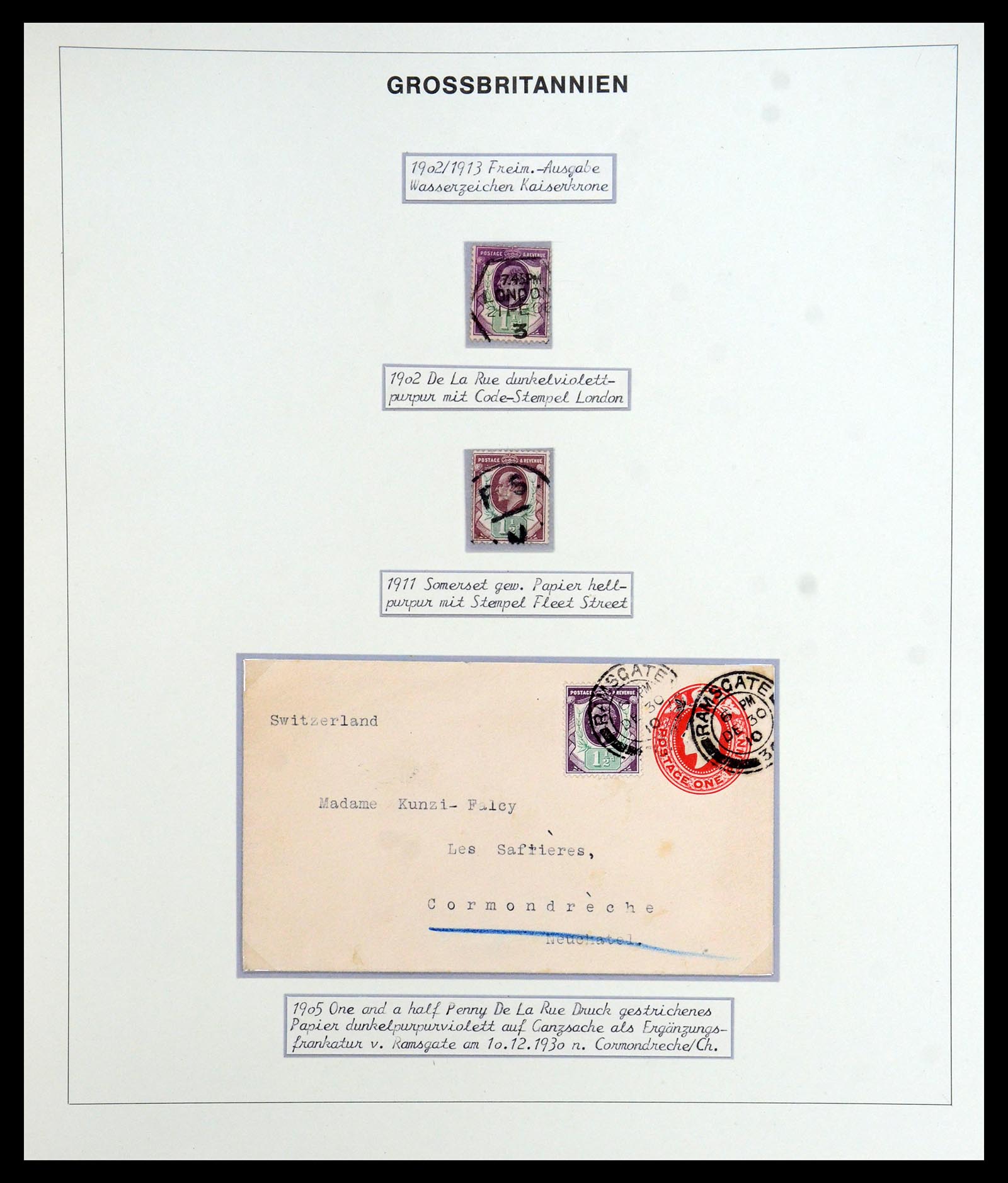35900 080 - Postzegelverzameling 35900 Engeland 1840-1951.
