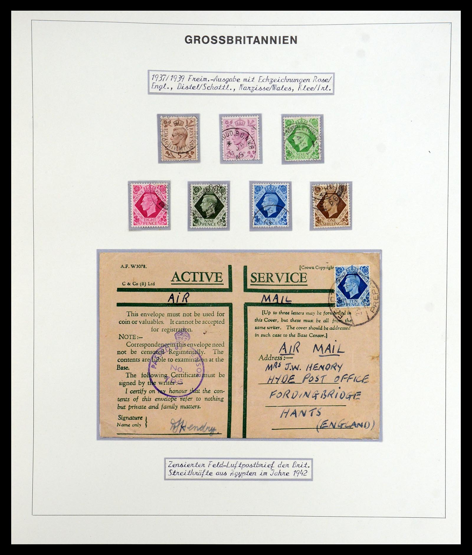 35900 124 - Postzegelverzameling 35900 Engeland 1840-1951.