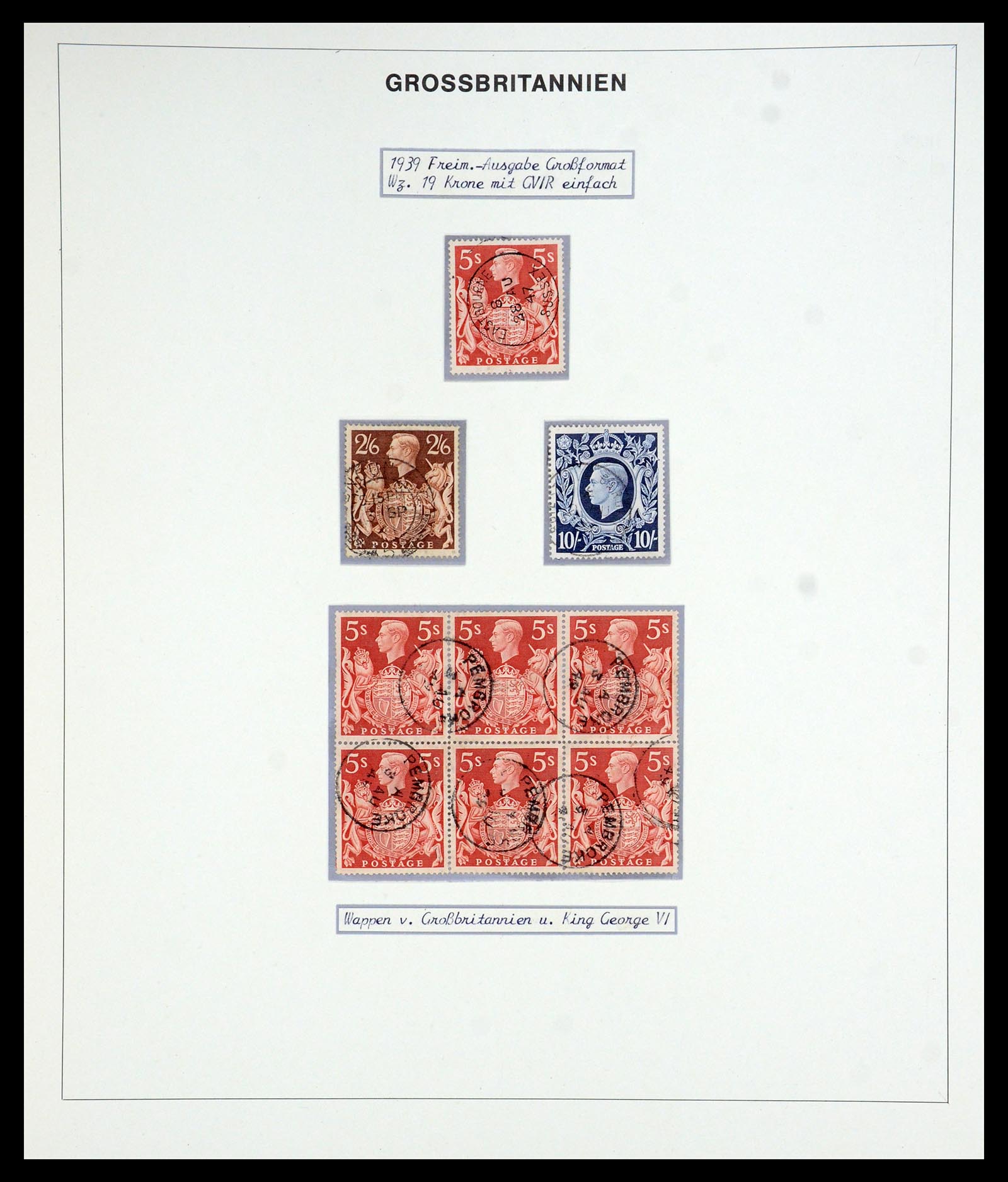 35900 126 - Postzegelverzameling 35900 Engeland 1840-1951.