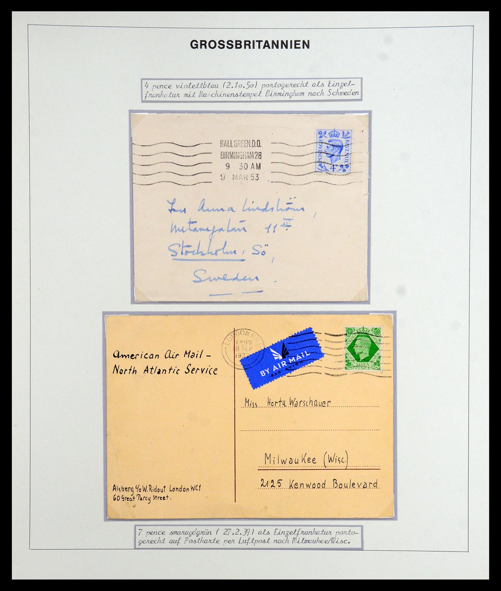 35900 130 - Postzegelverzameling 35900 Engeland 1840-1951.