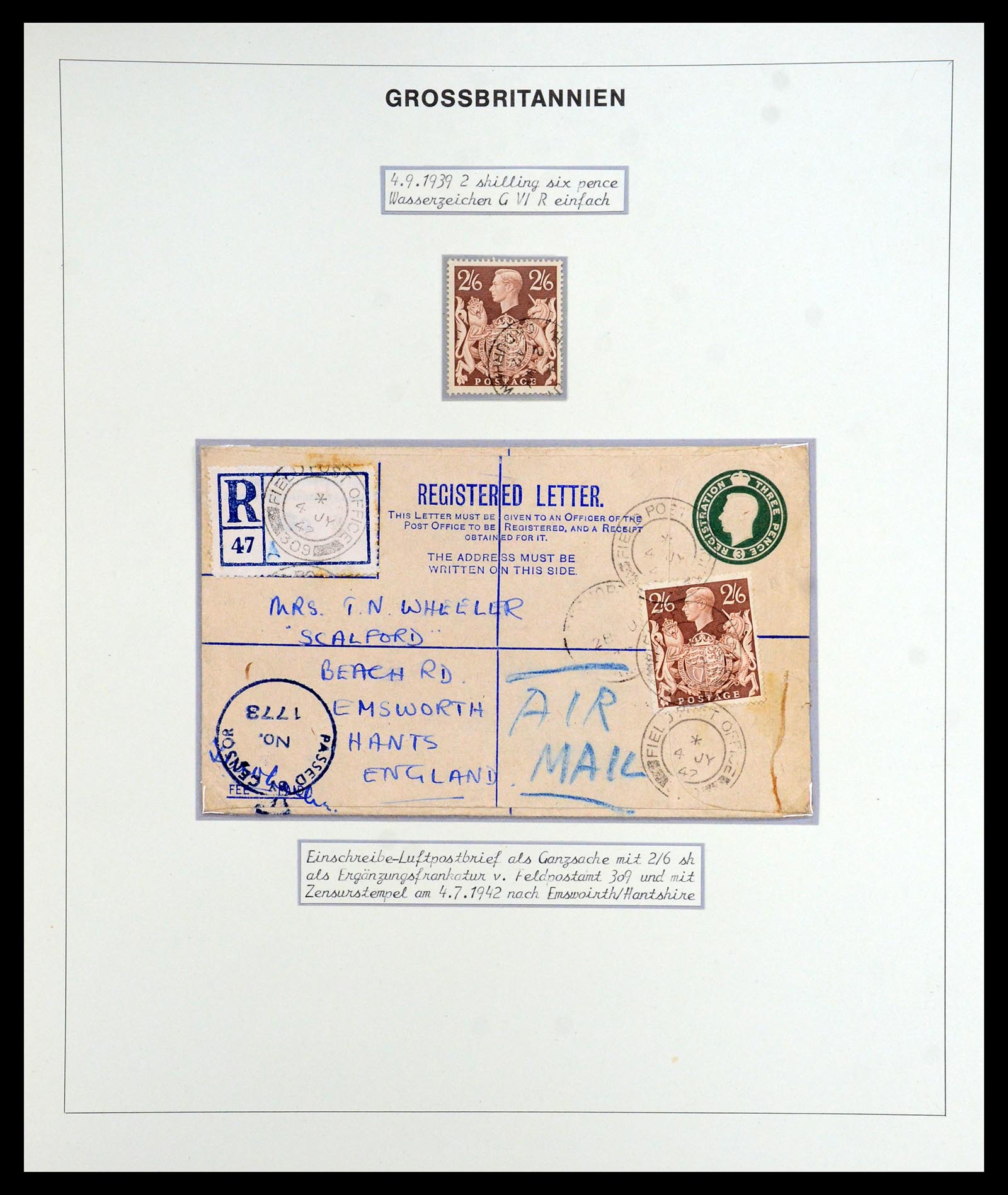 35900 132 - Postzegelverzameling 35900 Engeland 1840-1951.