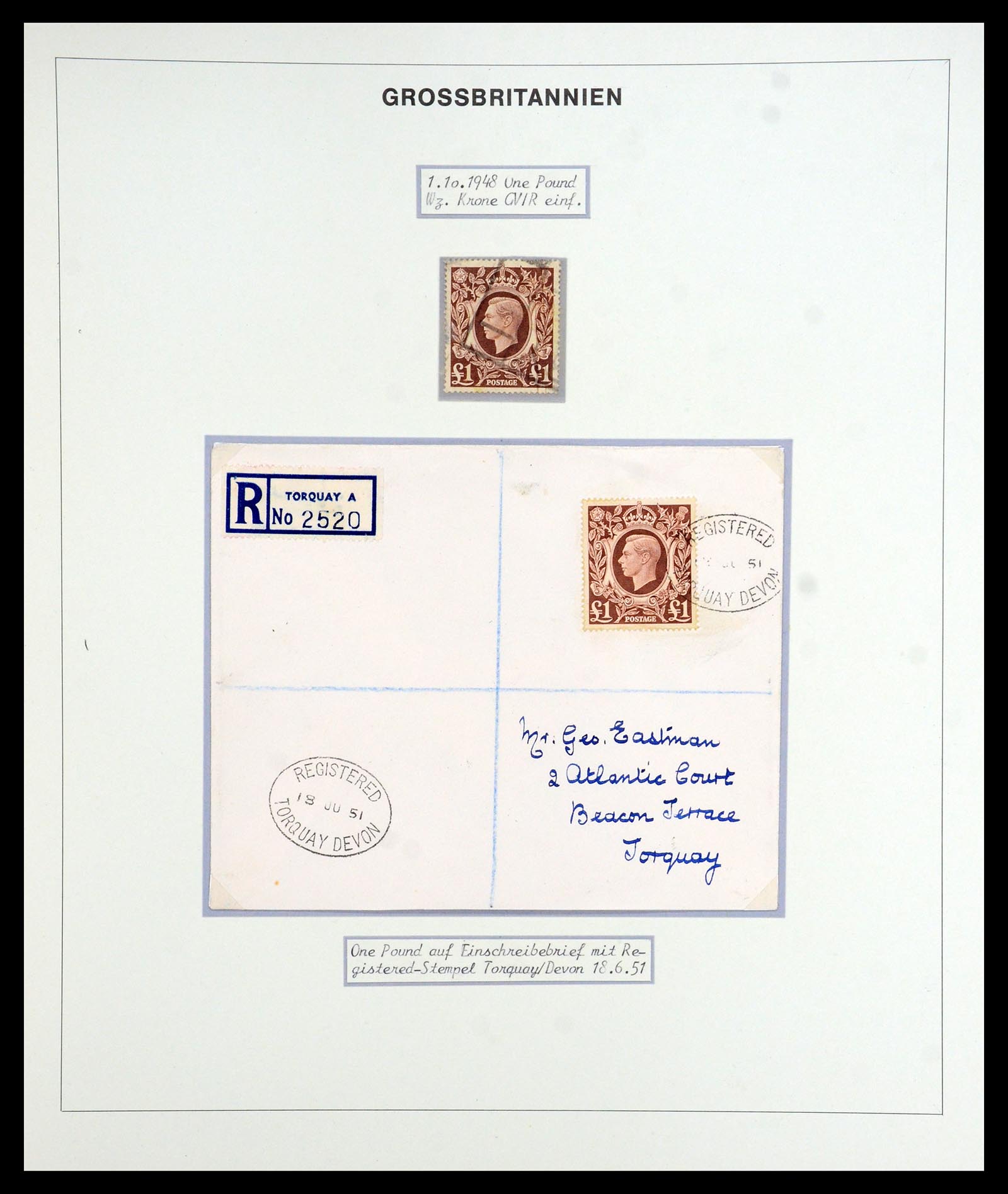 35900 138 - Postzegelverzameling 35900 Engeland 1840-1951.