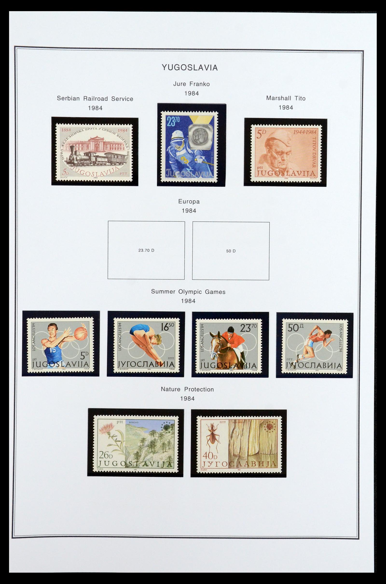 35905 184 - Postzegelverzameling 35905 Joegoslavië 1918-2003.