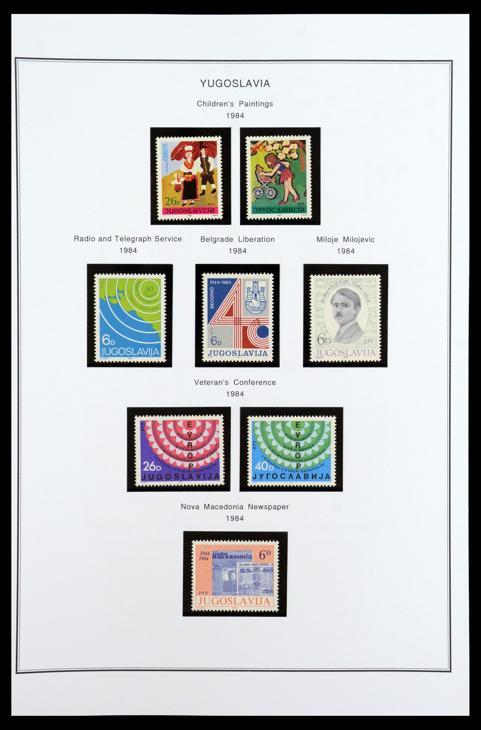 35905 186 - Postzegelverzameling 35905 Joegoslavië 1918-2003.