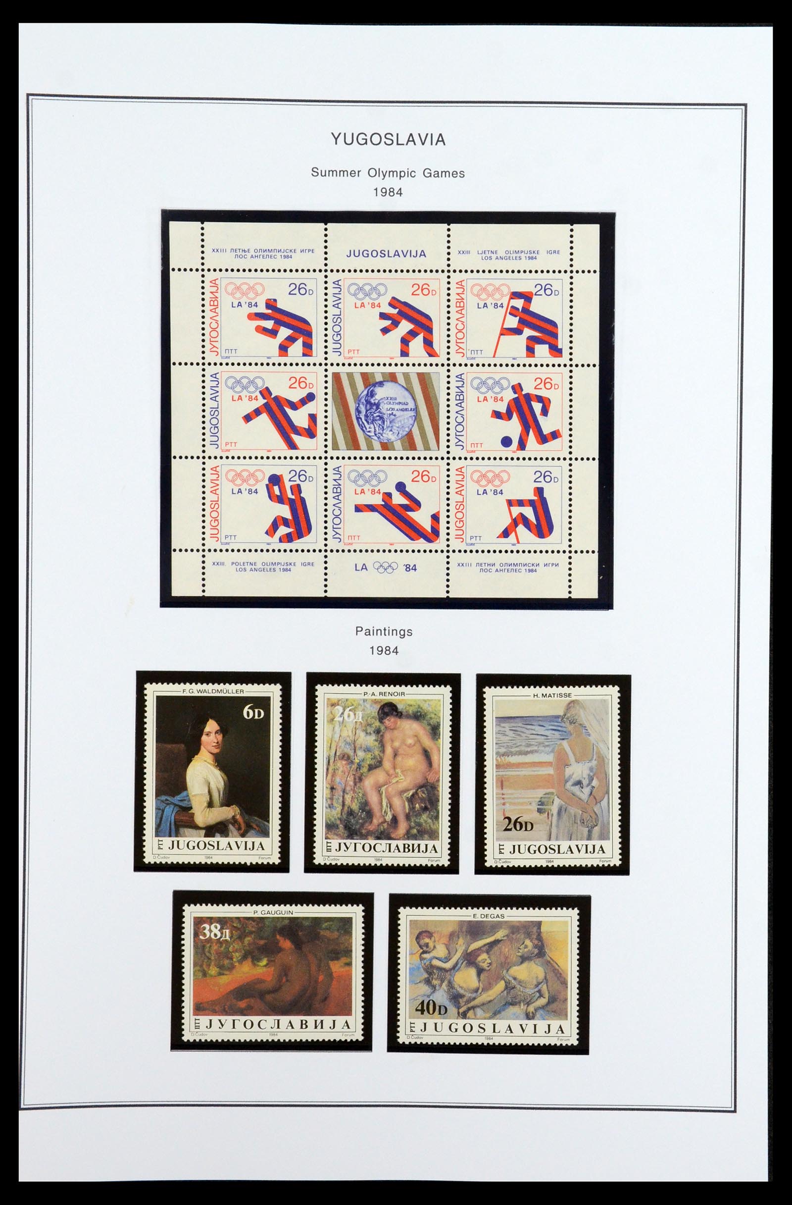 35905 187 - Postzegelverzameling 35905 Joegoslavië 1918-2003.