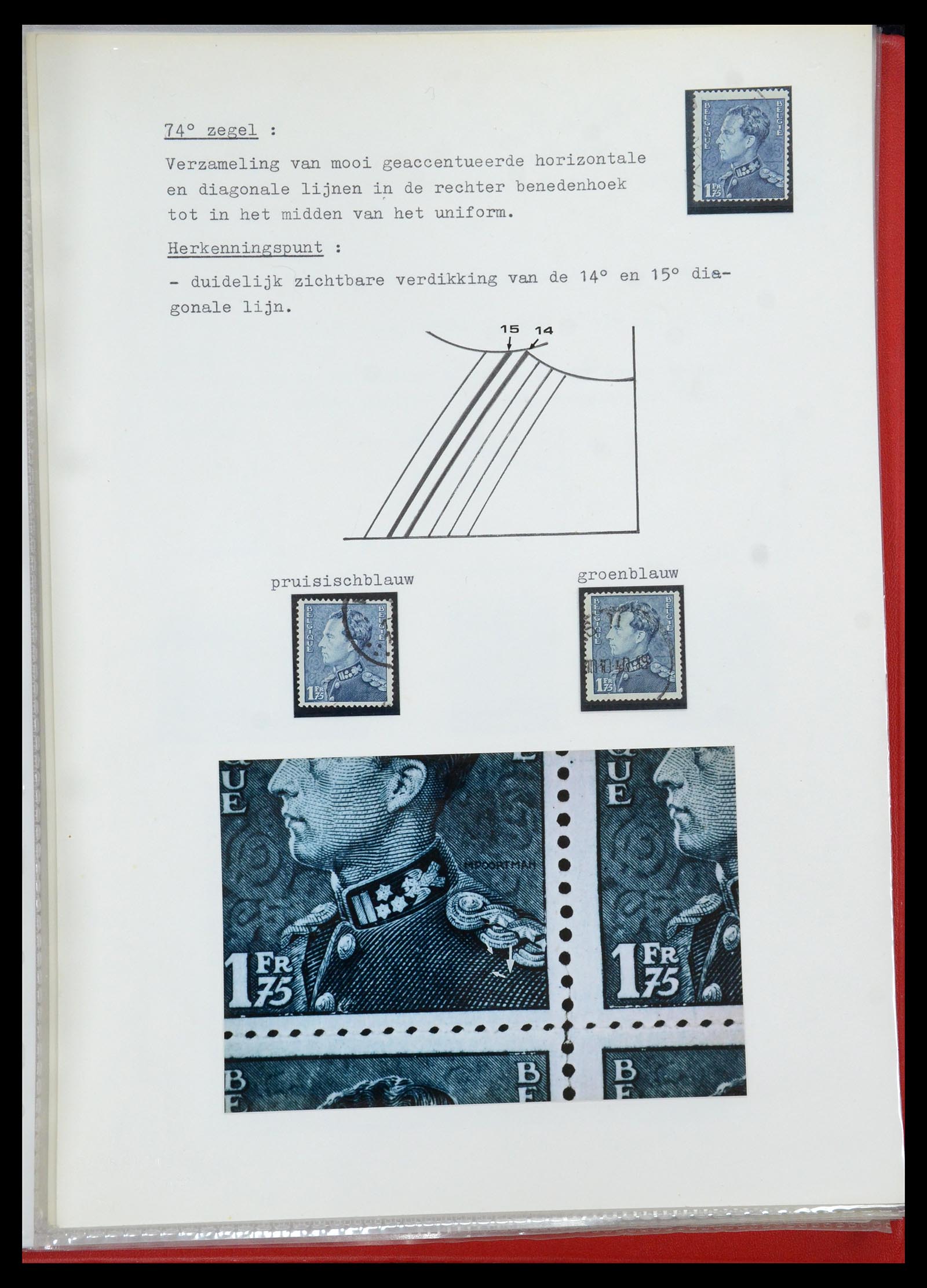 35908 019 - Postzegelverzameling 35908 België 1936-1951.
