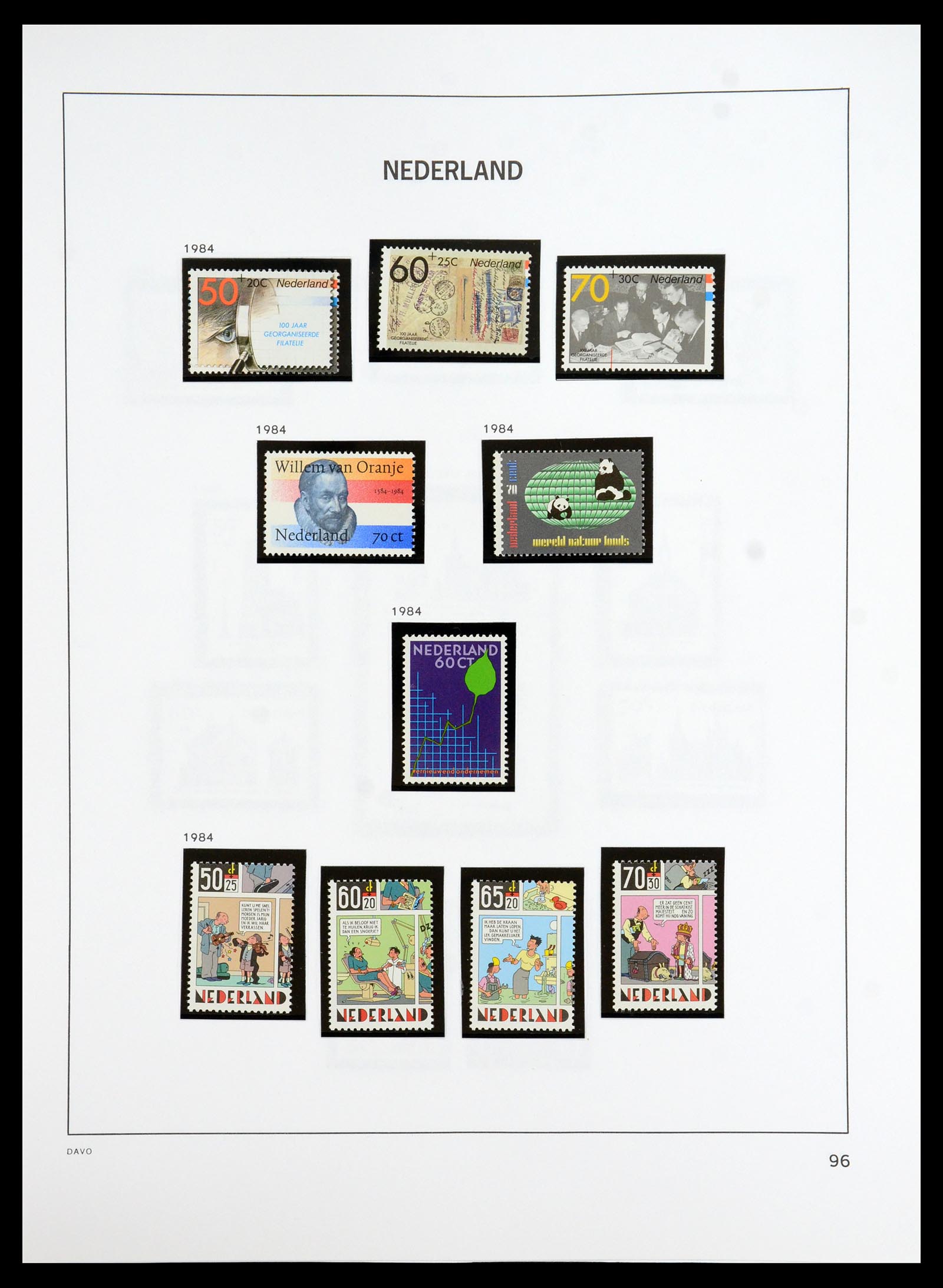 35911 101 - Postzegelverzameling 35911 Nederland 1852-1989.