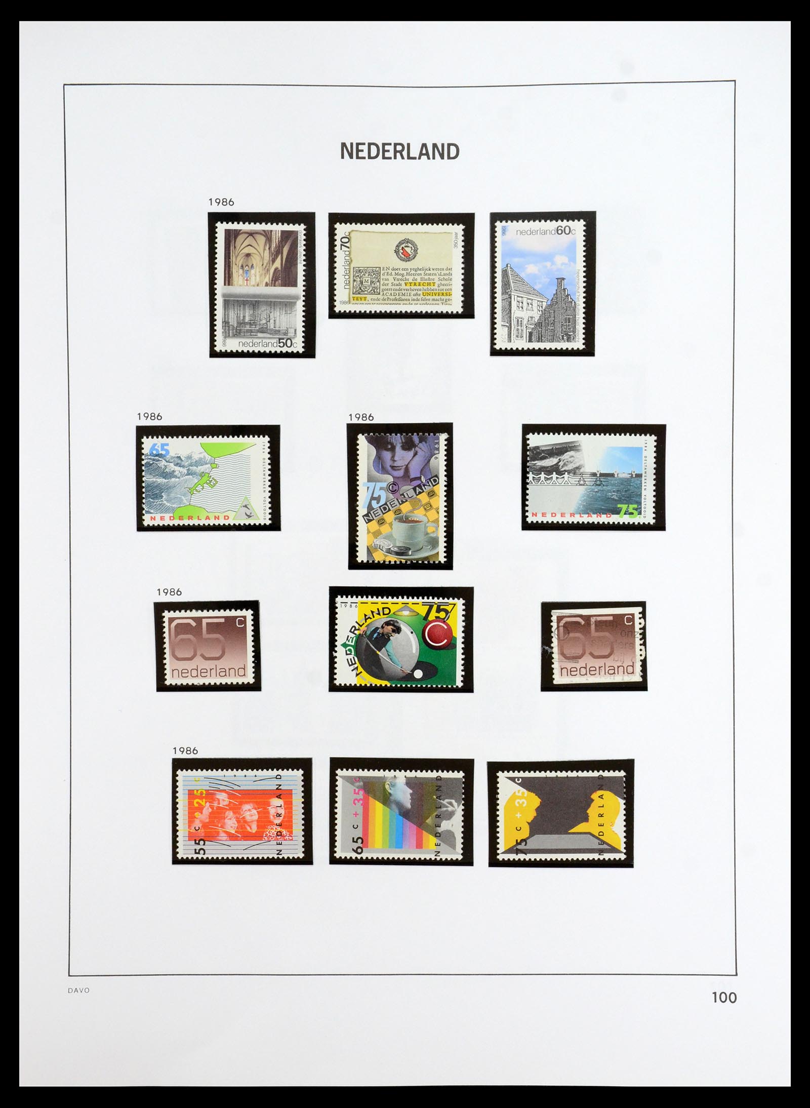 35911 107 - Postzegelverzameling 35911 Nederland 1852-1989.