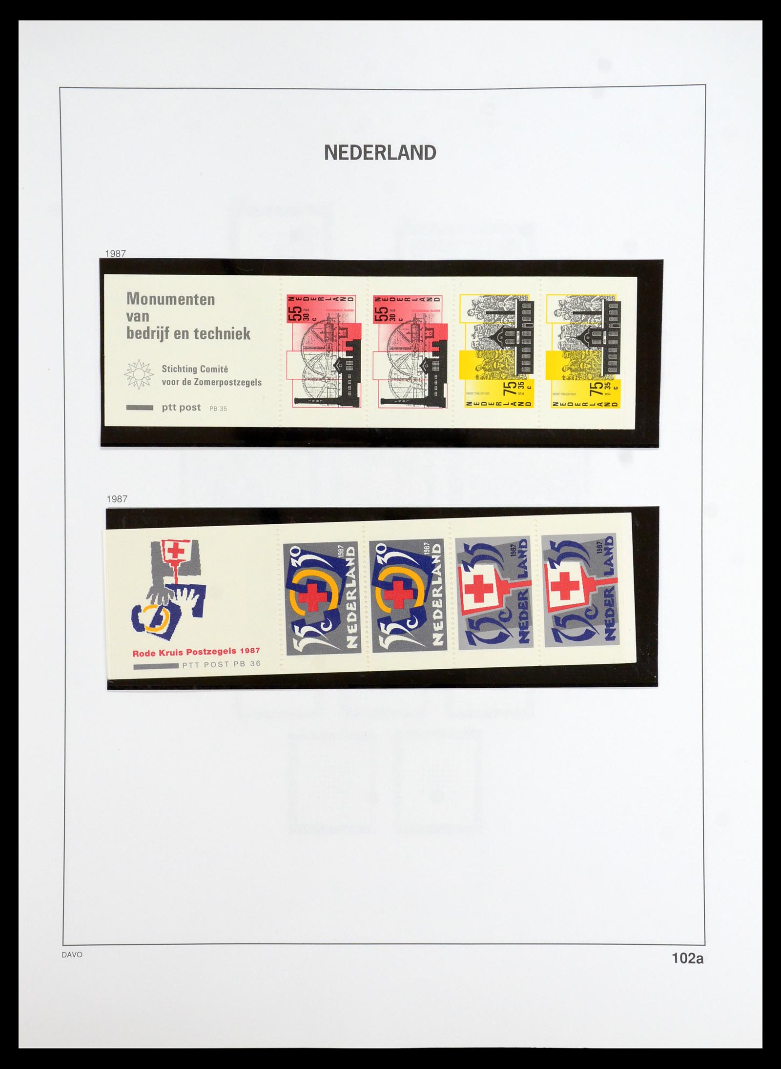 35911 110 - Postzegelverzameling 35911 Nederland 1852-1989.