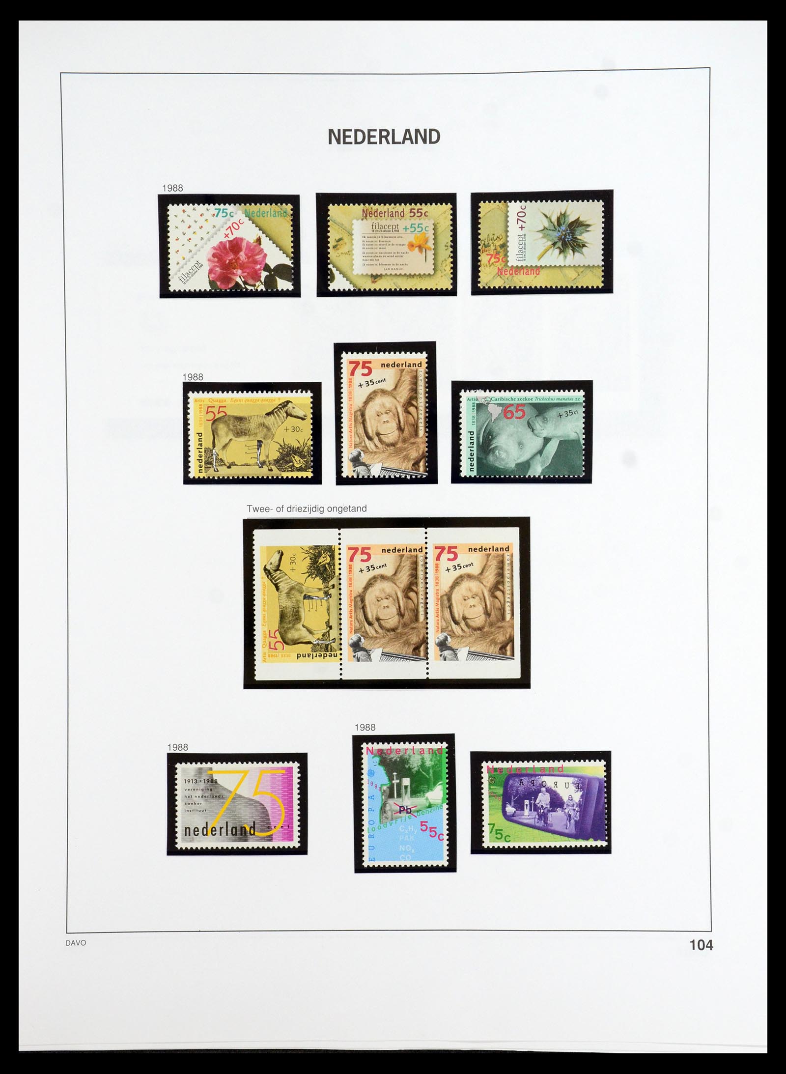 35911 113 - Postzegelverzameling 35911 Nederland 1852-1989.