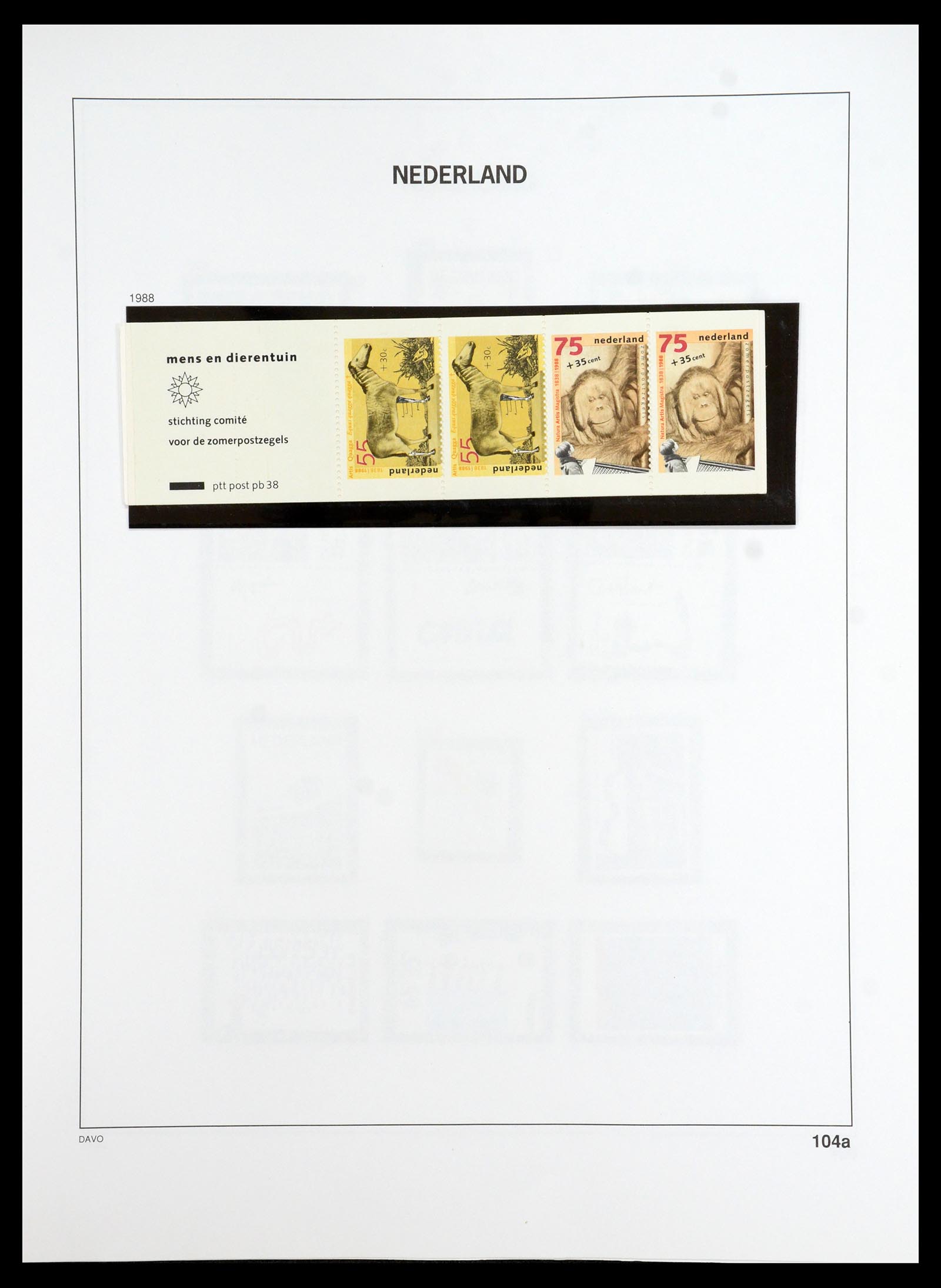 35911 114 - Postzegelverzameling 35911 Nederland 1852-1989.