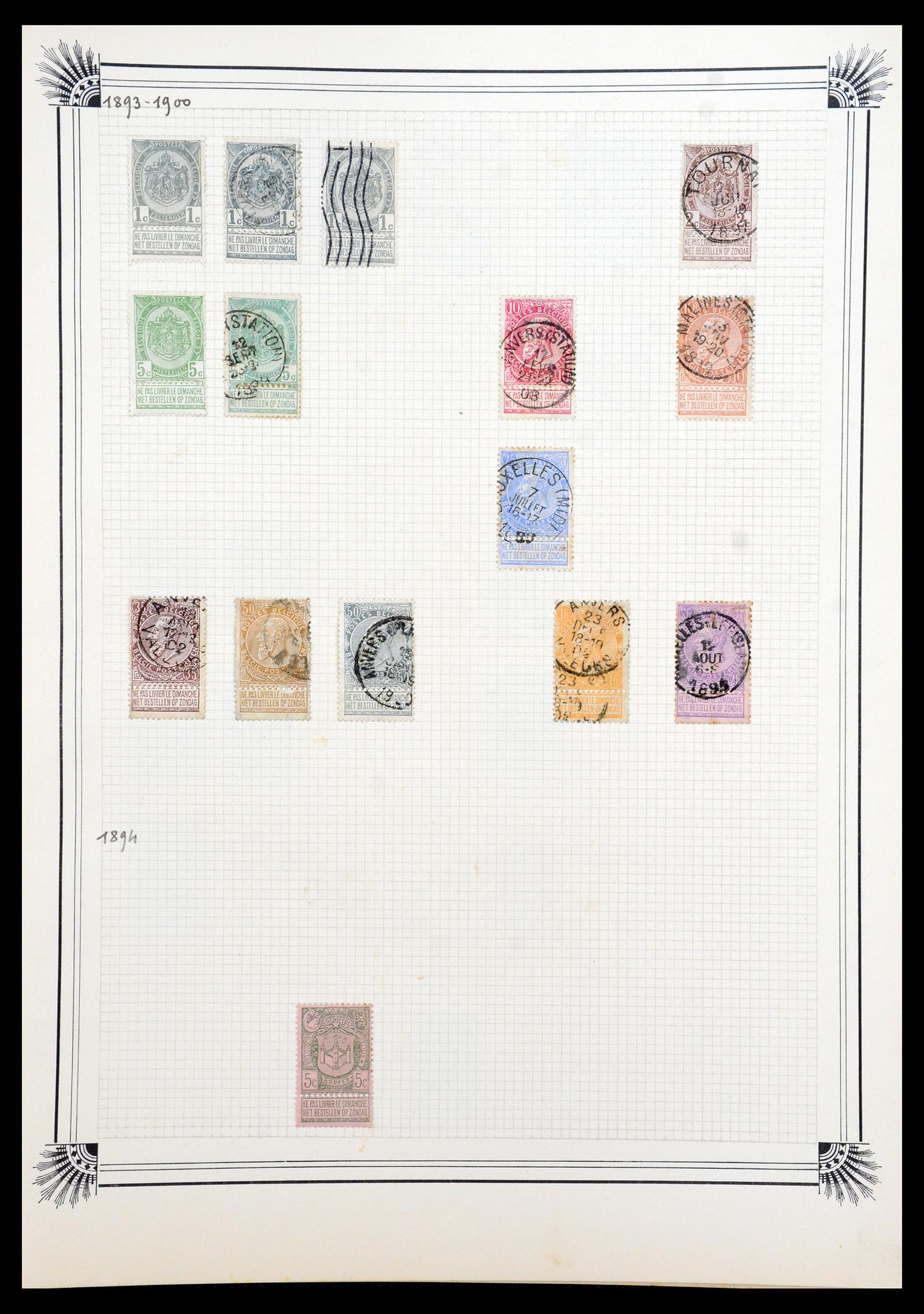 35918 004 - Postzegelverzameling 35918 Europese landen 1849-1940.