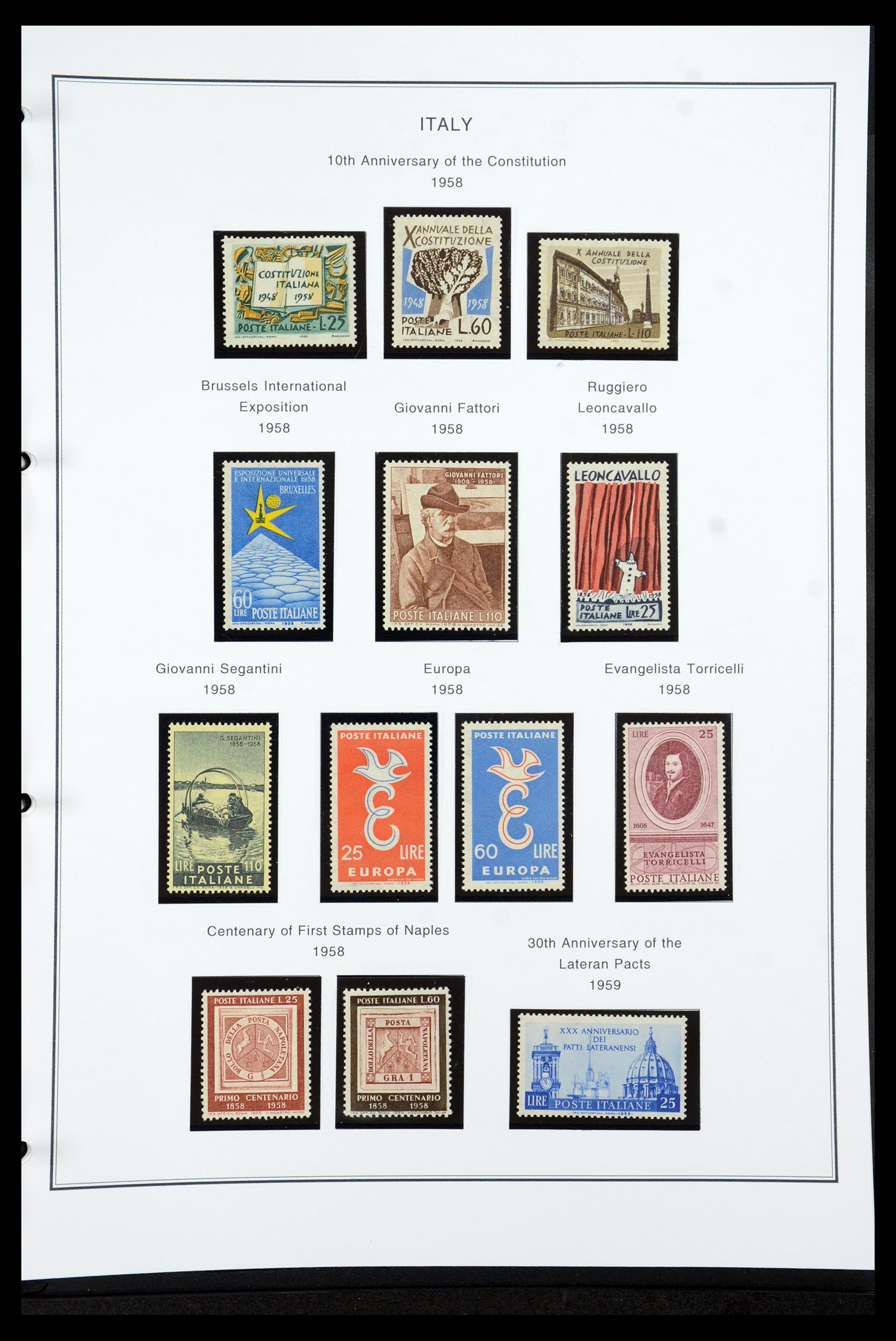 35925 061 - Postzegelverzameling 35925 Italië 1862-2009.