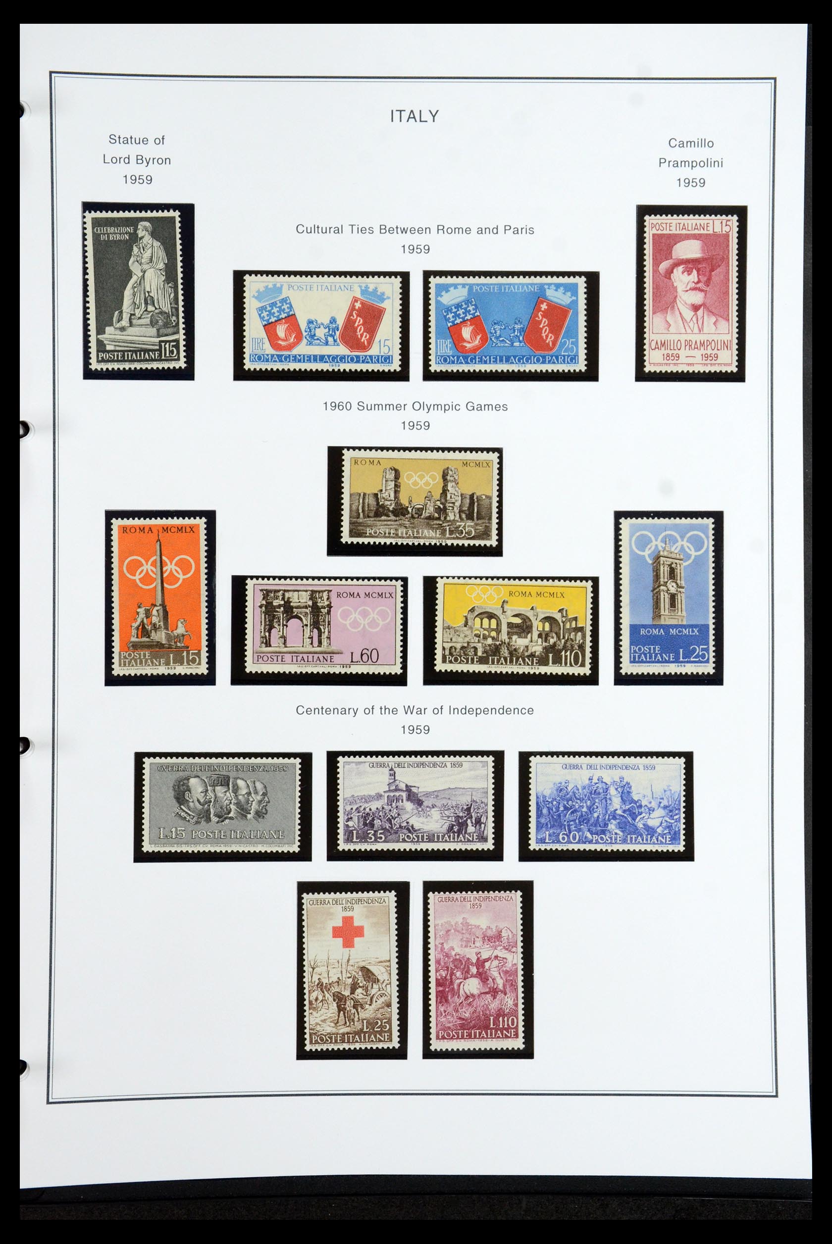 35925 063 - Postzegelverzameling 35925 Italië 1862-2009.