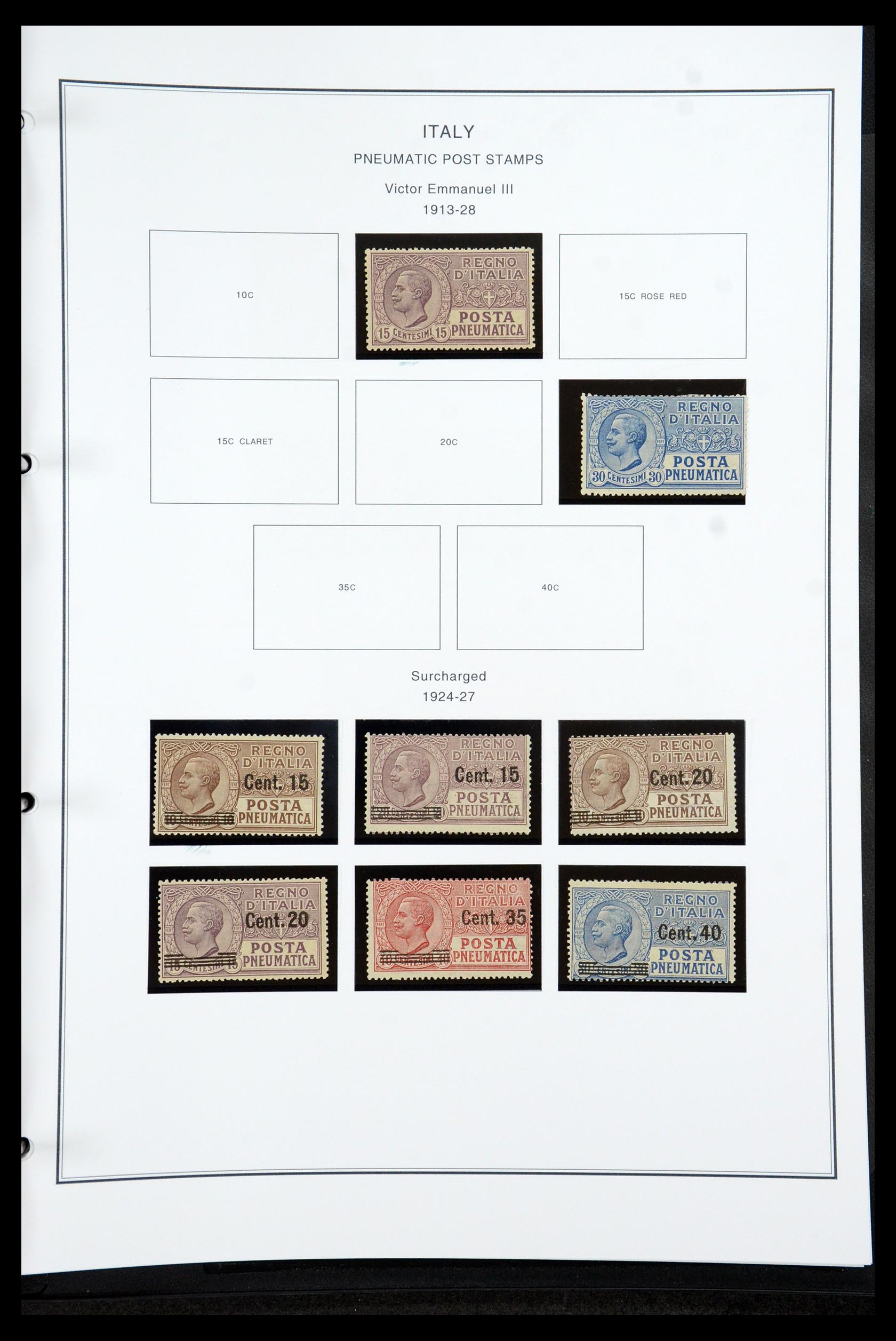 35925 083 - Postzegelverzameling 35925 Italië 1862-2009.