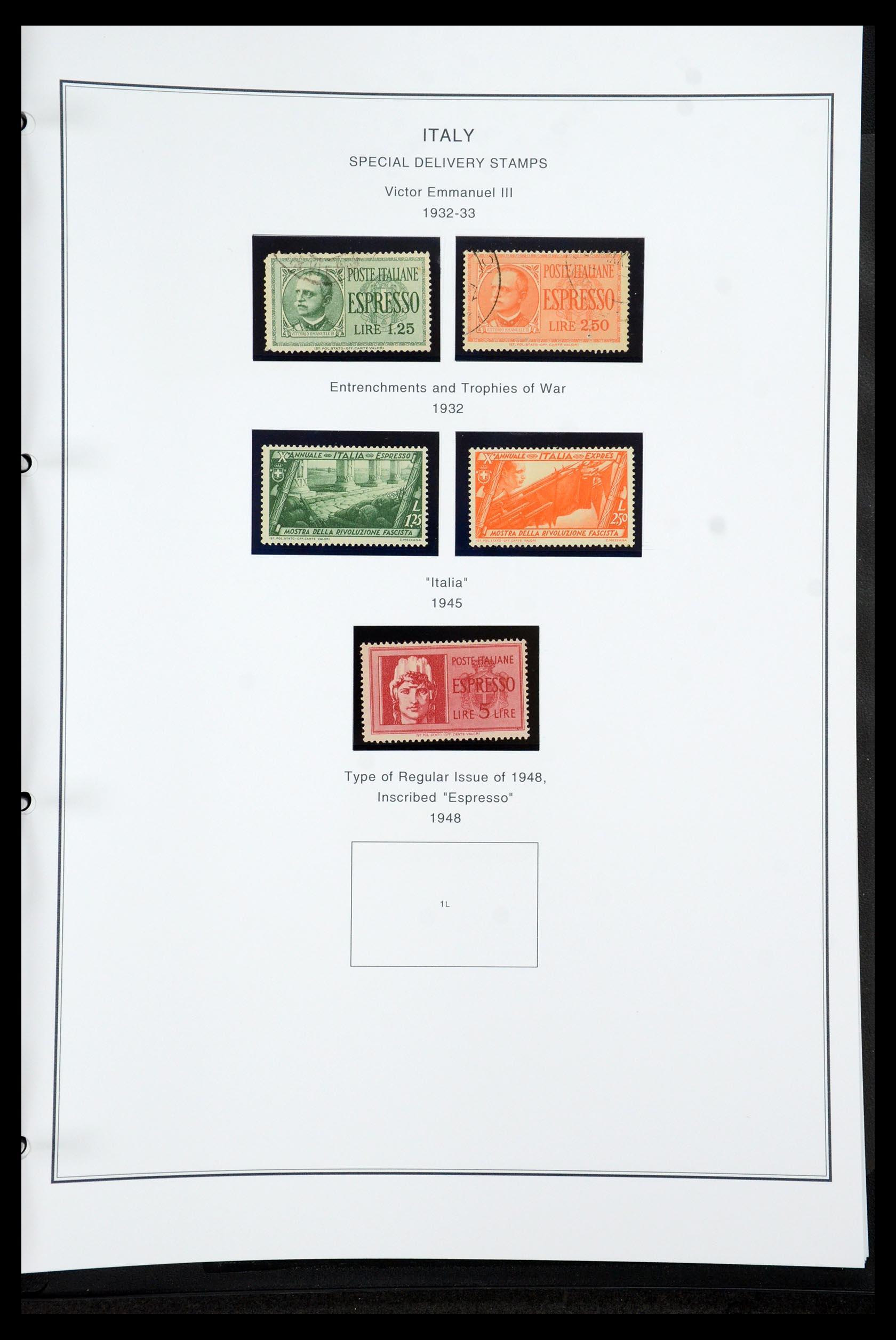 35925 086 - Postzegelverzameling 35925 Italië 1862-2009.