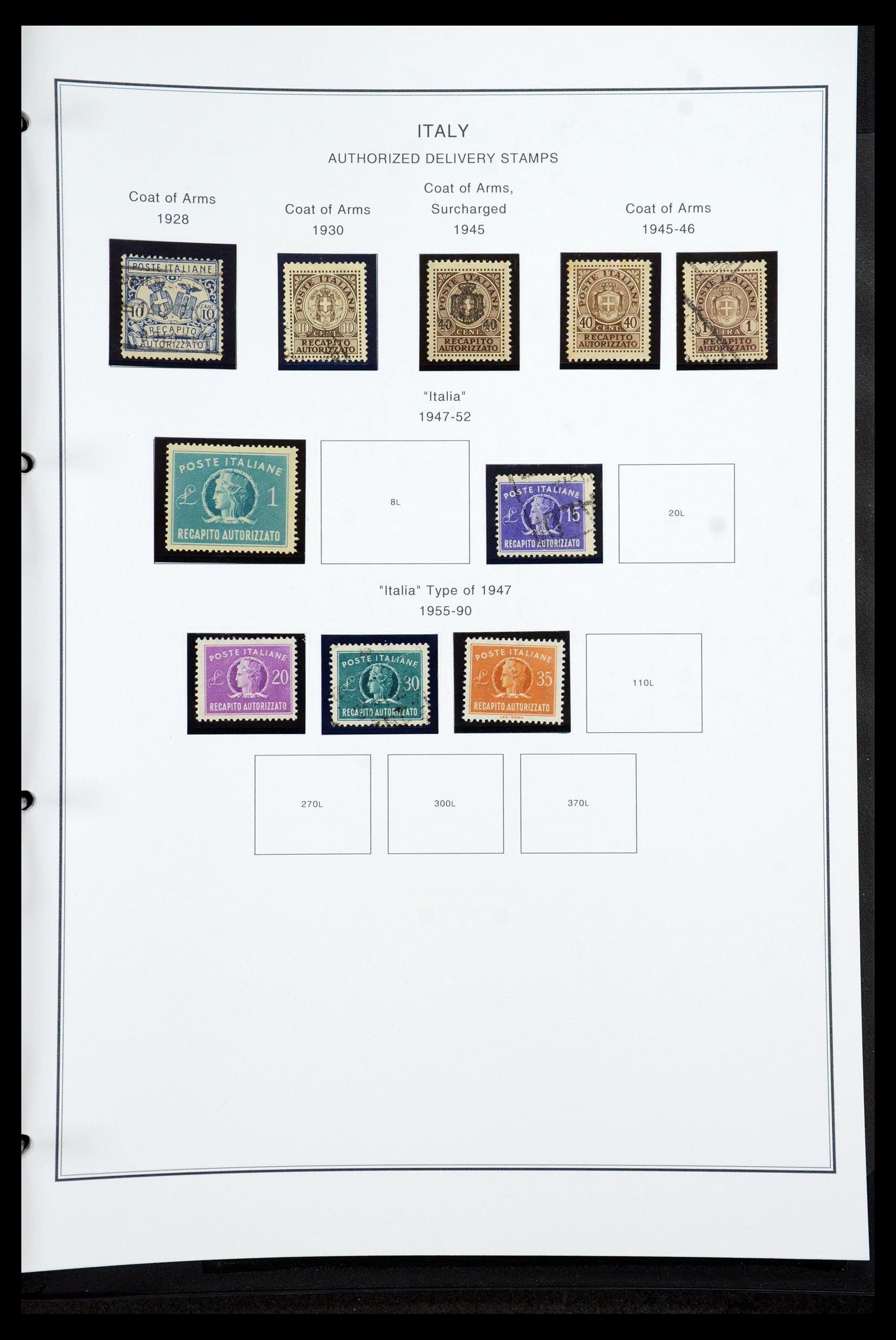 35925 089 - Postzegelverzameling 35925 Italië 1862-2009.