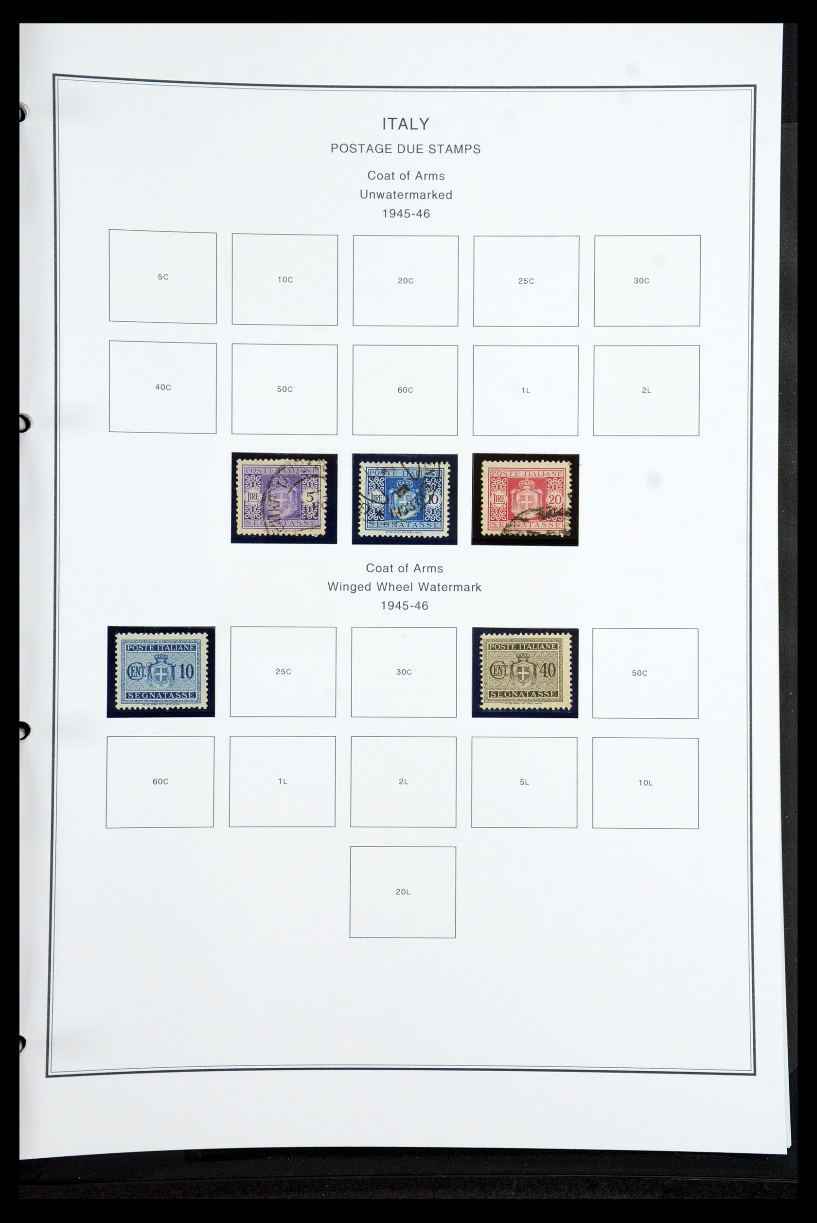 35925 091 - Postzegelverzameling 35925 Italië 1862-2009.