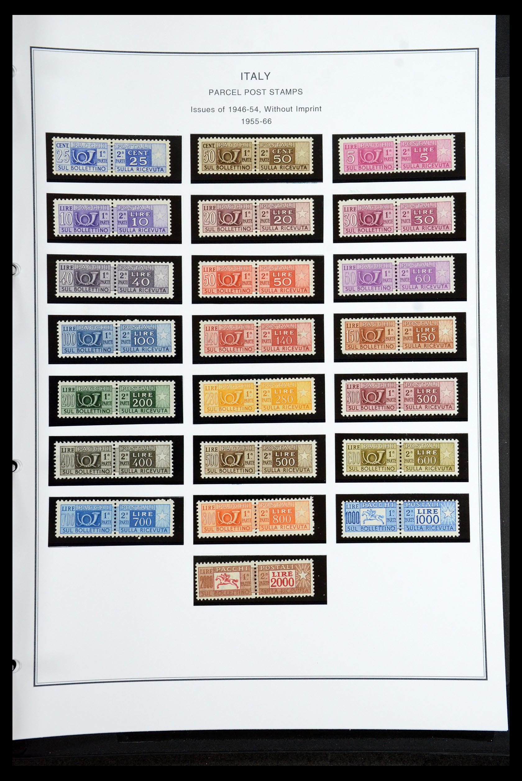 35925 098 - Postzegelverzameling 35925 Italië 1862-2009.