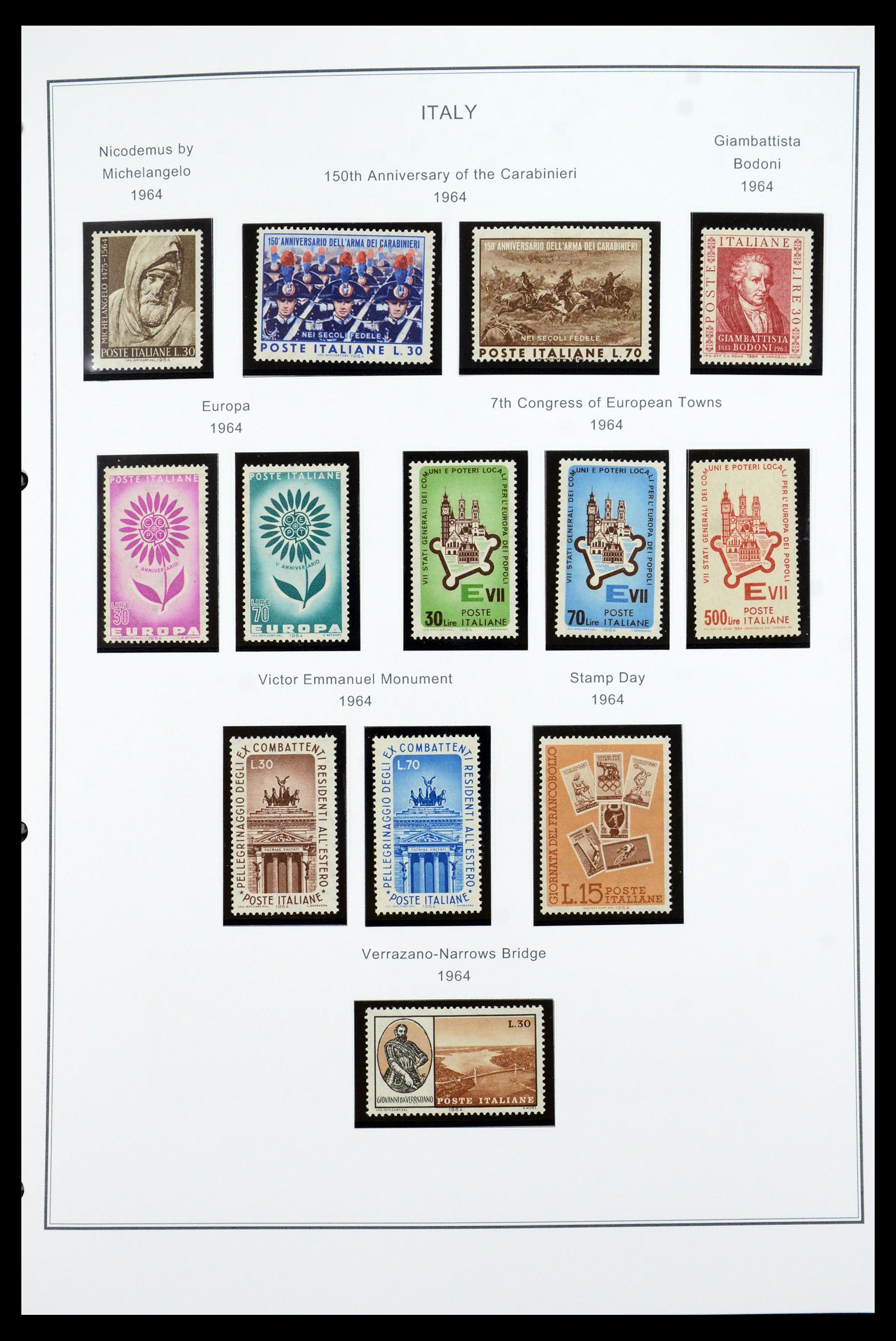35925 108 - Postzegelverzameling 35925 Italië 1862-2009.