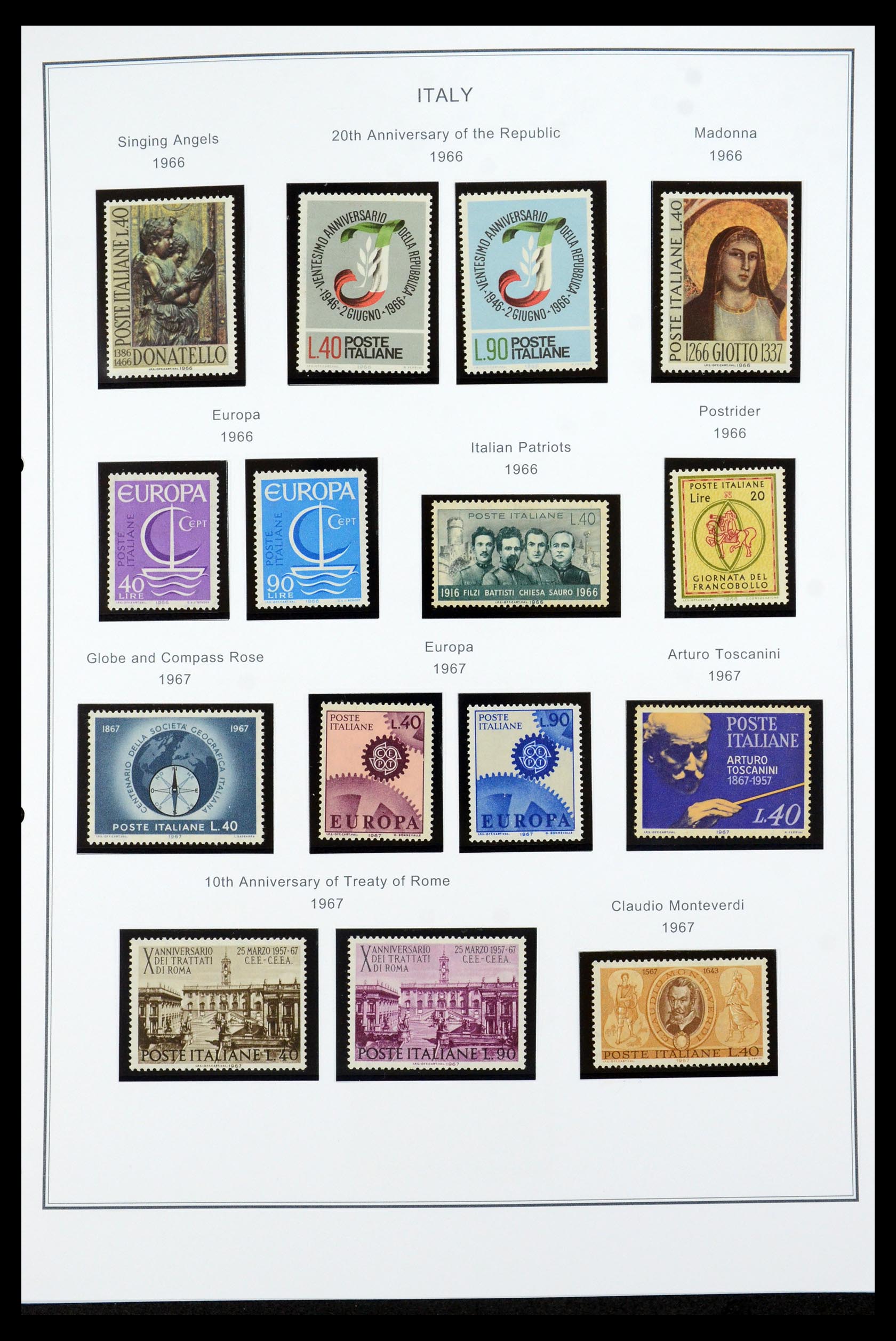 35925 112 - Postzegelverzameling 35925 Italië 1862-2009.
