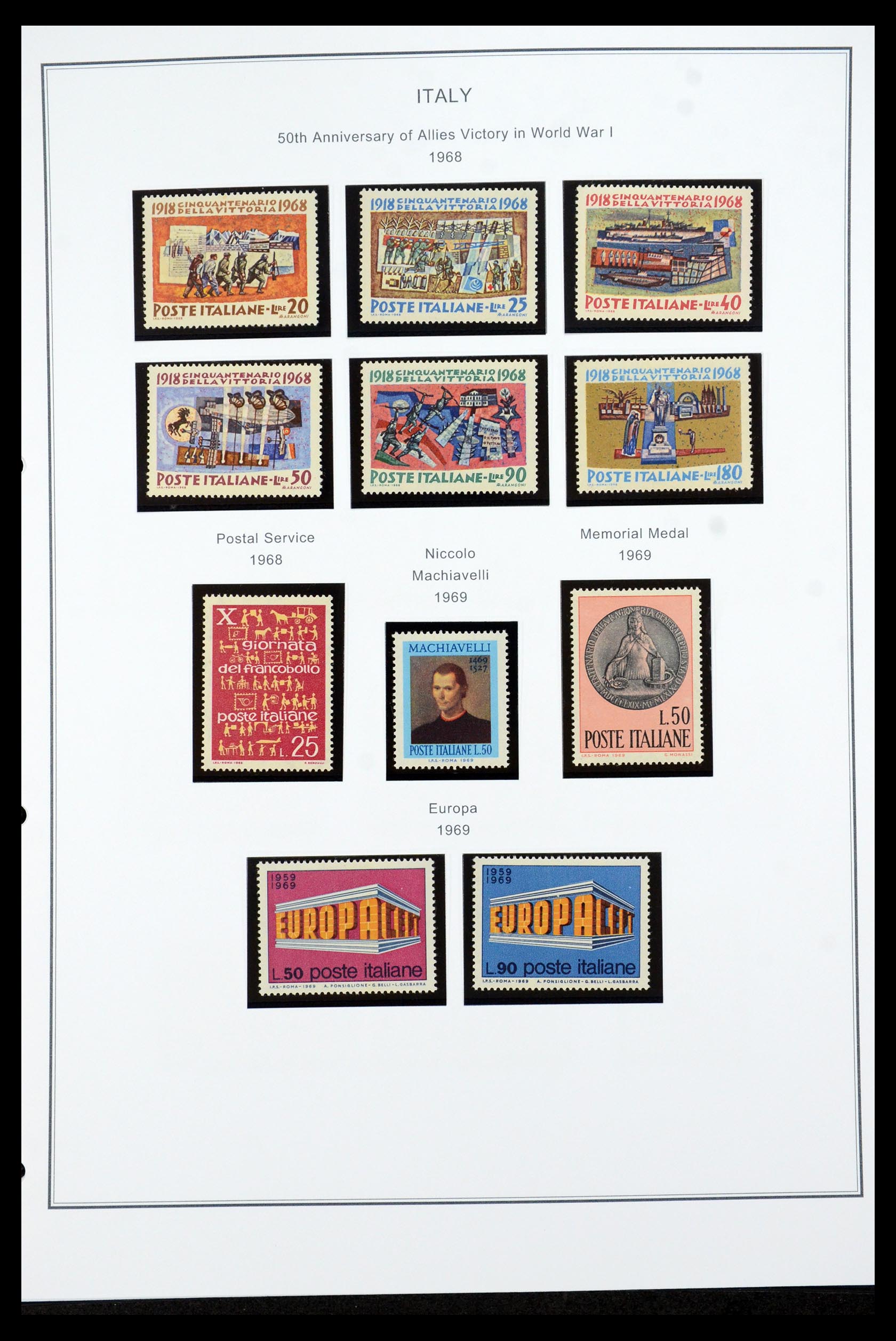 35925 117 - Postzegelverzameling 35925 Italië 1862-2009.