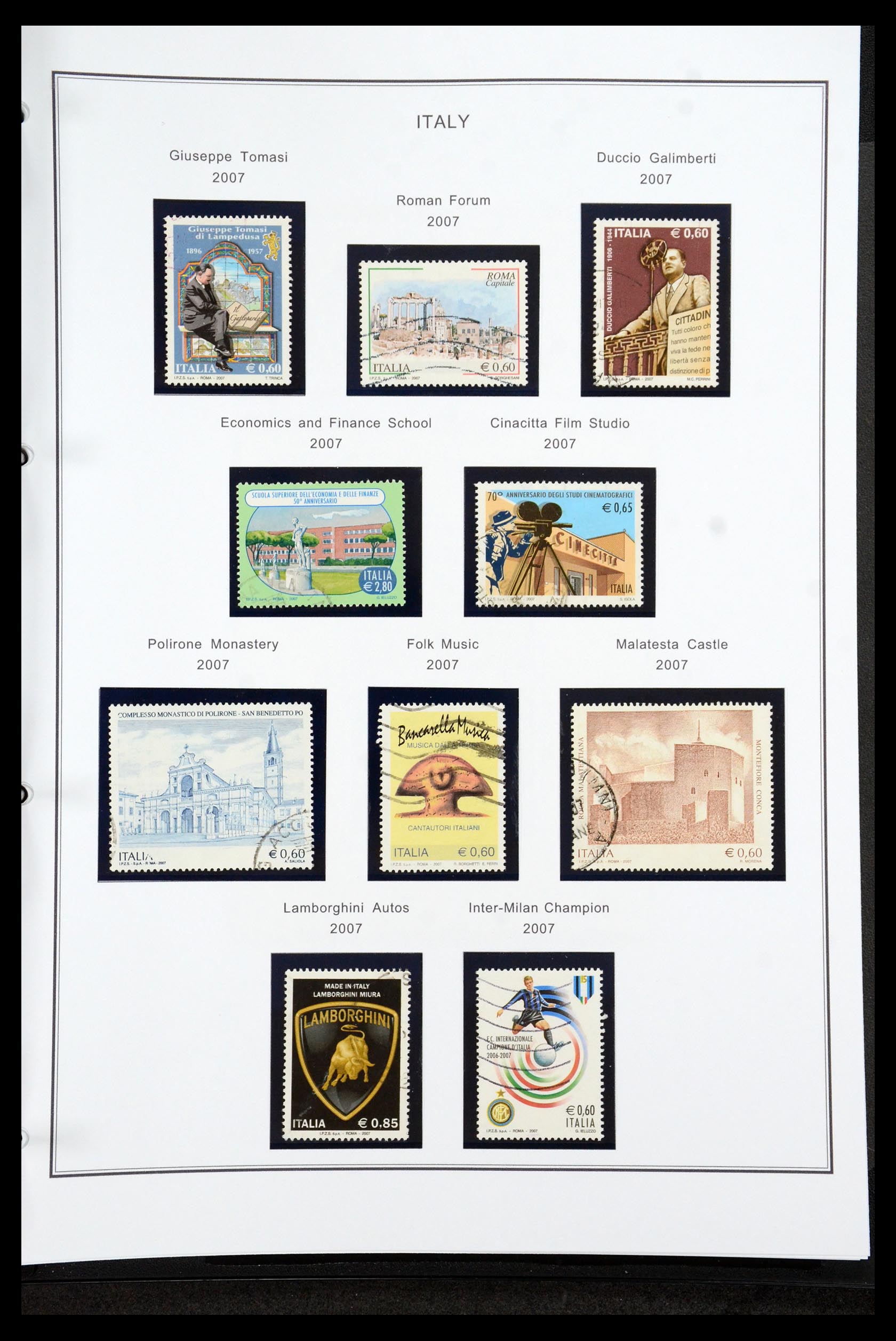 35925 301 - Stamp collection 35925 Italy 1862-2009.