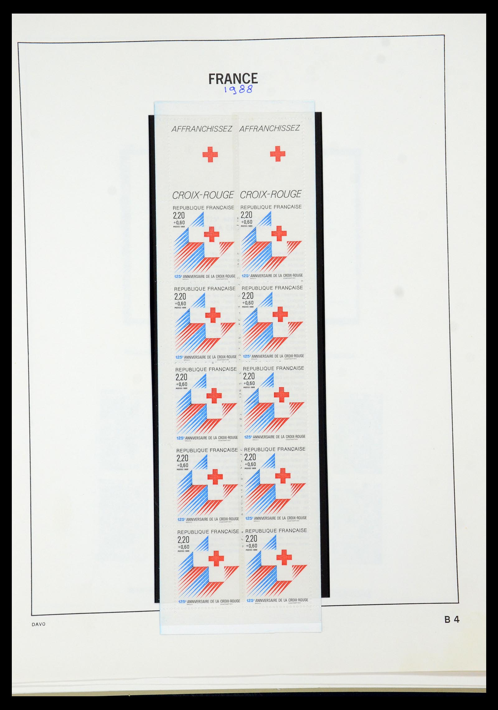 35930 226 - Postzegelverzameling 35930 Frankrijk 1849-1990.