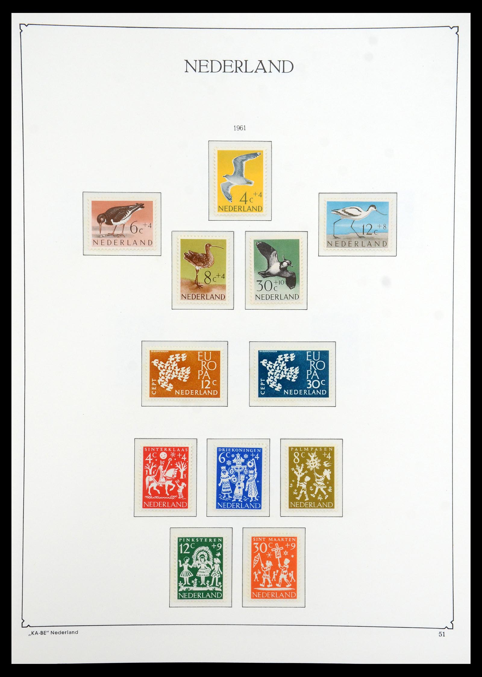 35942 048 - Postzegelverzameling 35942 Nederland 1899-1984.