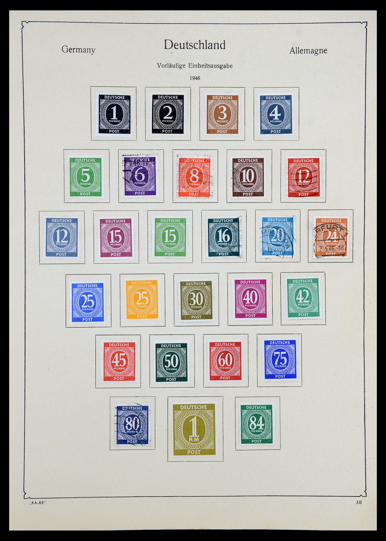35966 019 - Postzegelverzameling 35966 Duitsland 1945-1965.