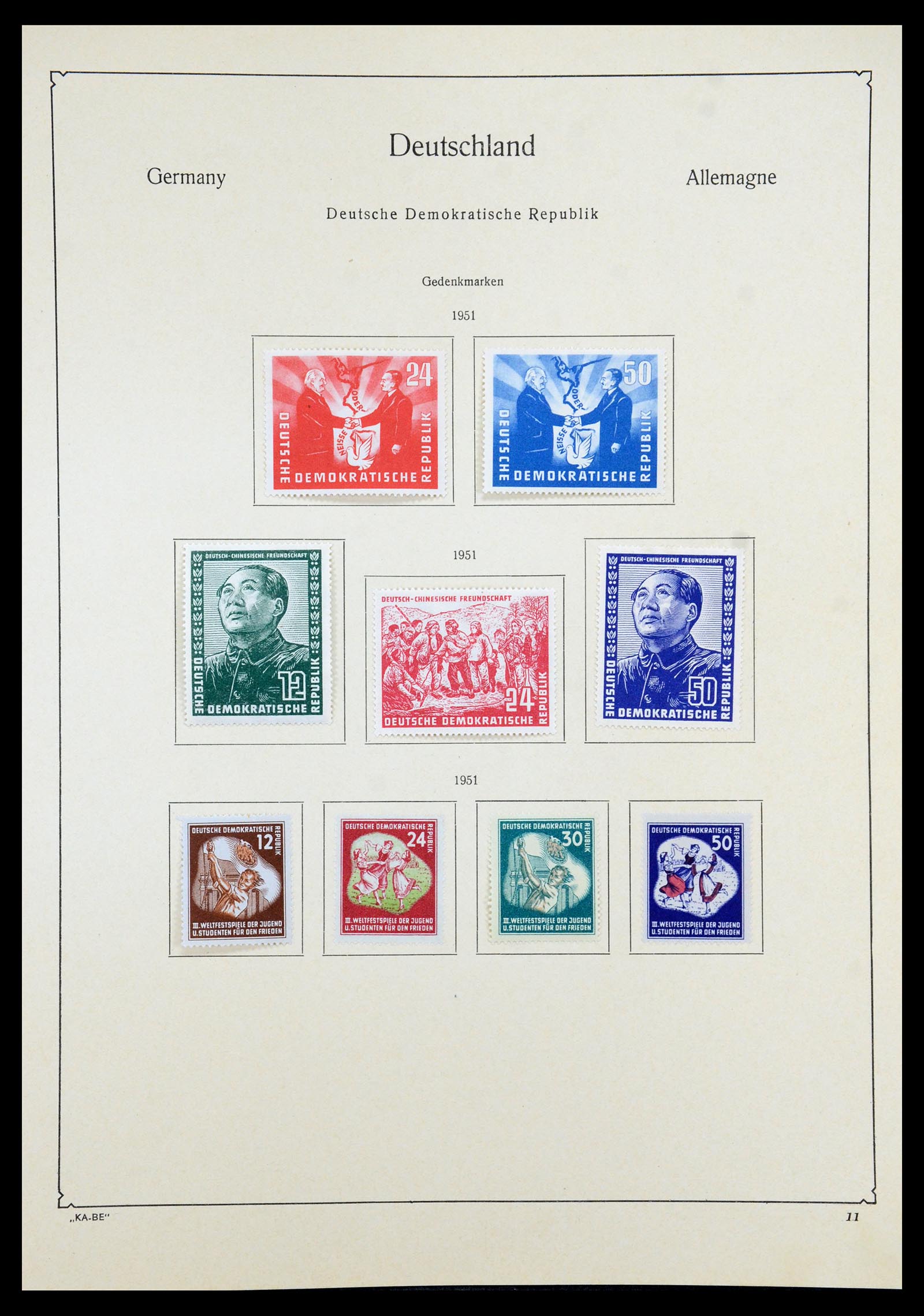35966 121 - Postzegelverzameling 35966 Duitsland 1945-1965.