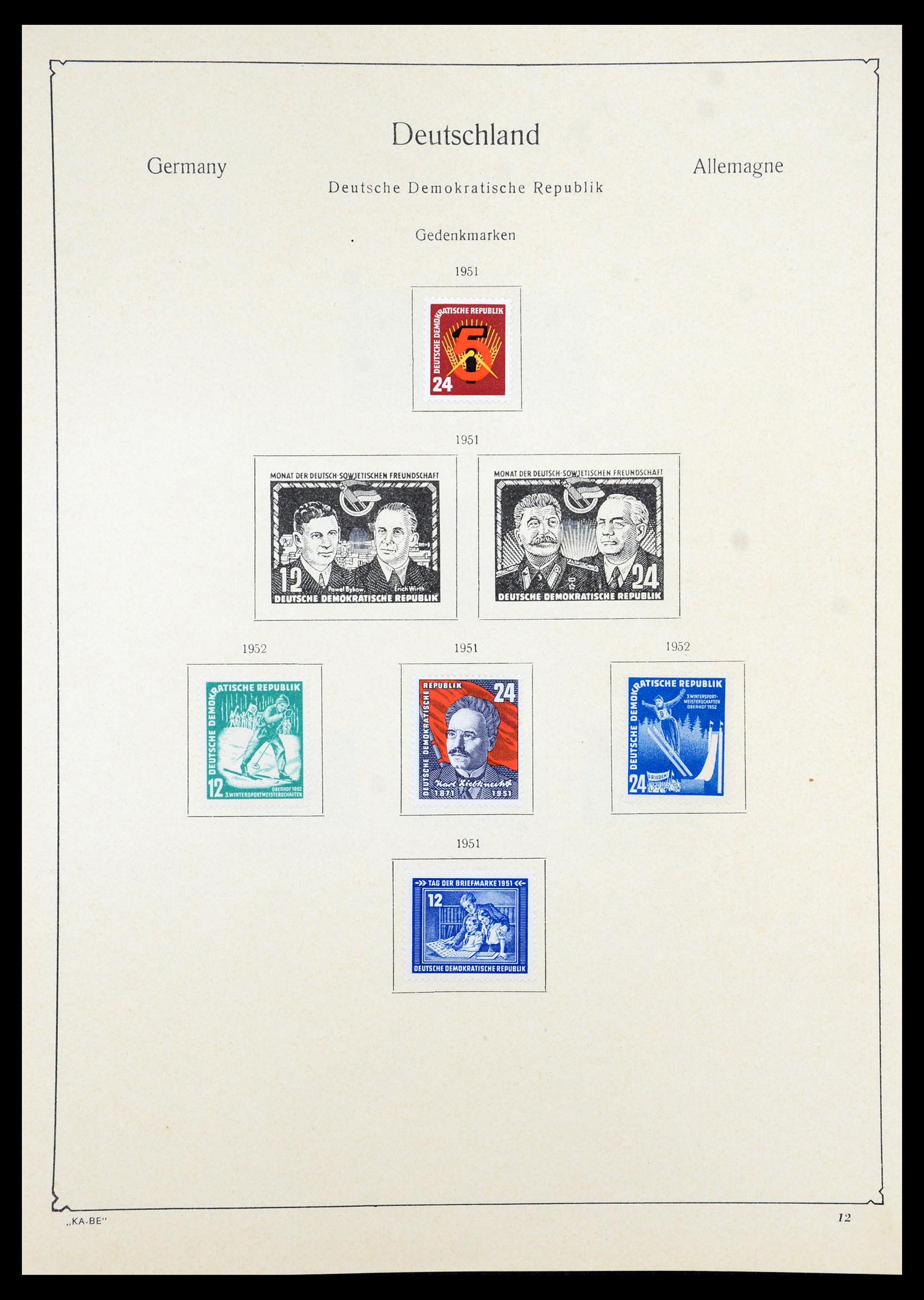 35966 122 - Postzegelverzameling 35966 Duitsland 1945-1965.