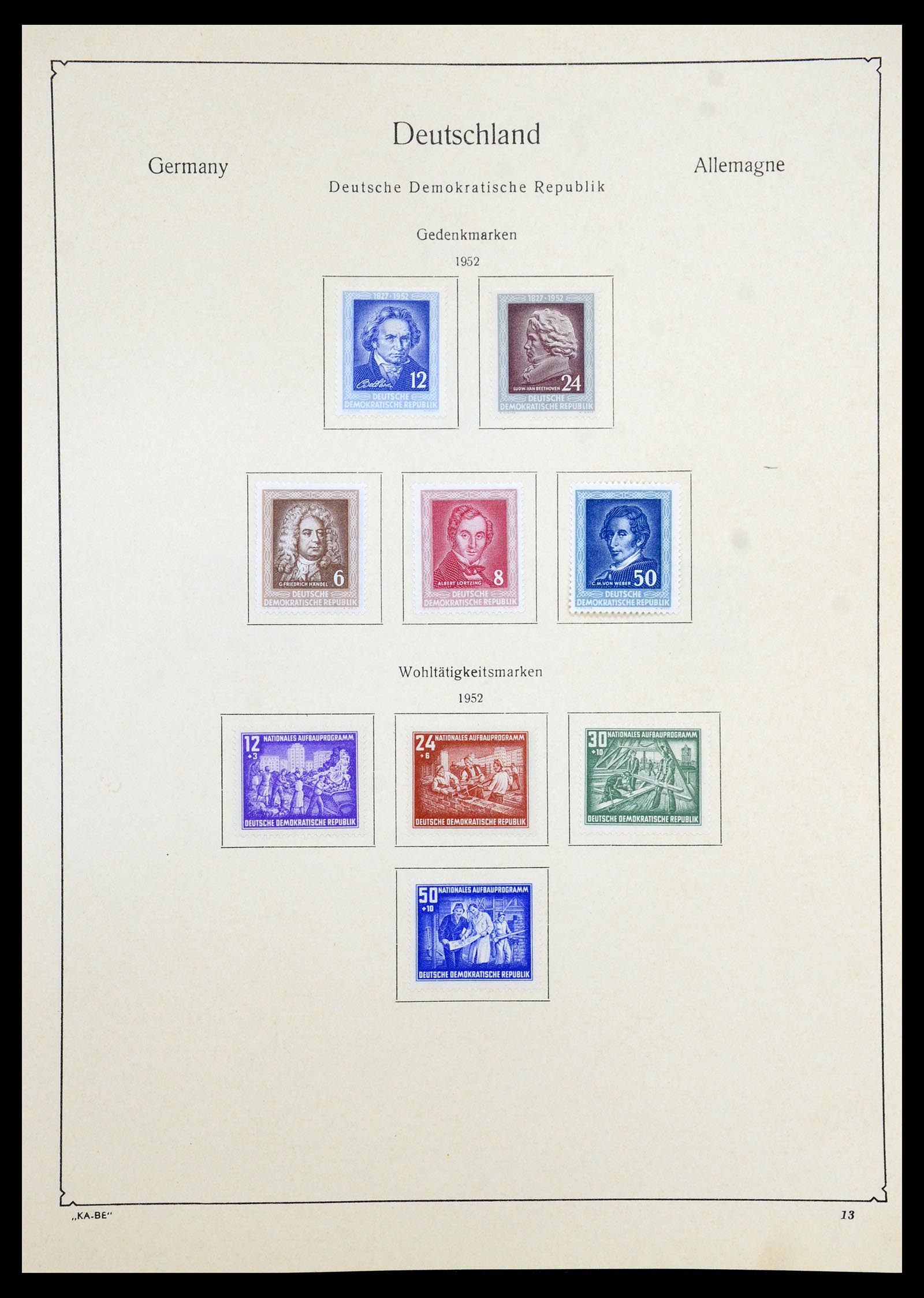 35966 123 - Postzegelverzameling 35966 Duitsland 1945-1965.