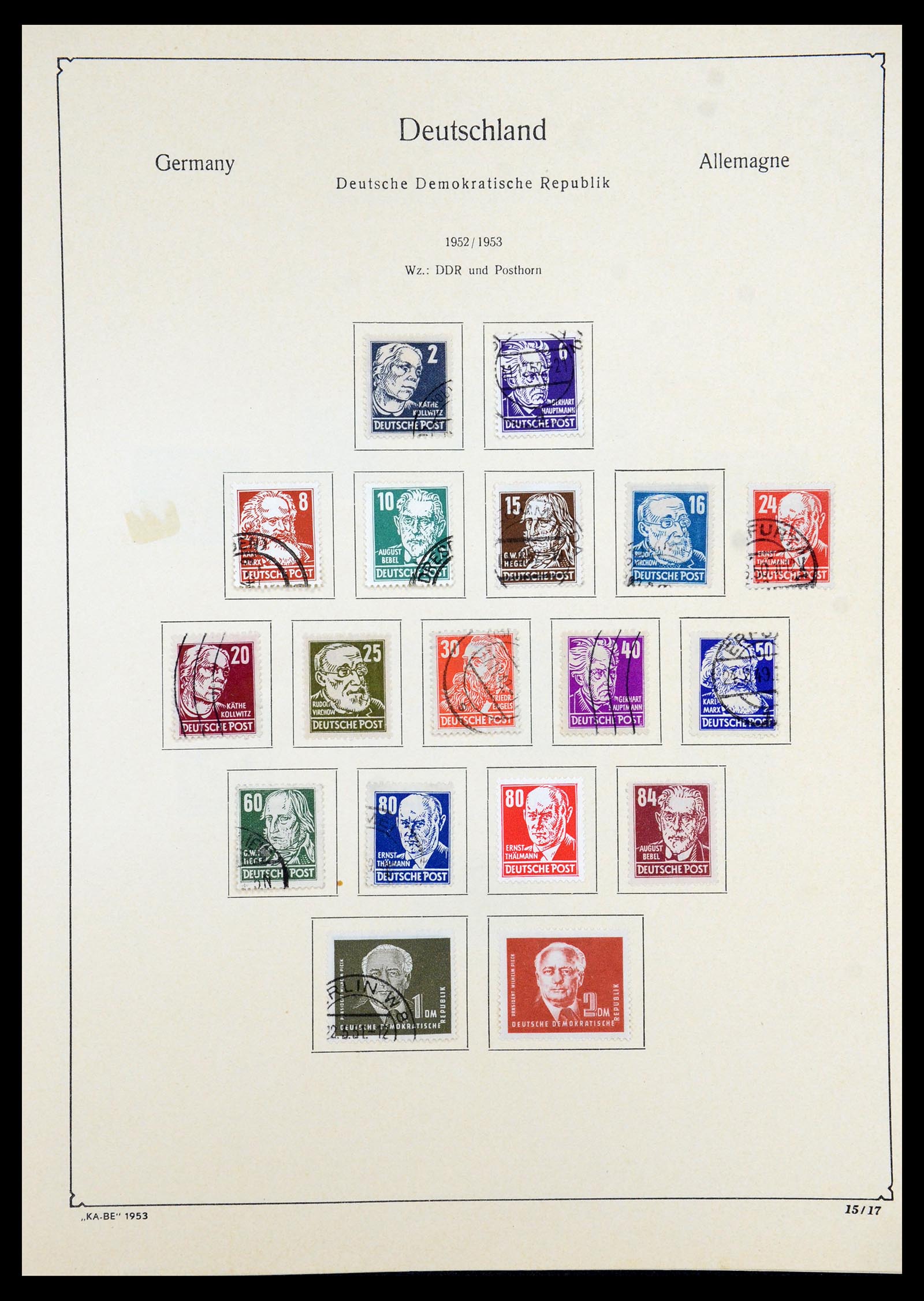35966 125 - Postzegelverzameling 35966 Duitsland 1945-1965.