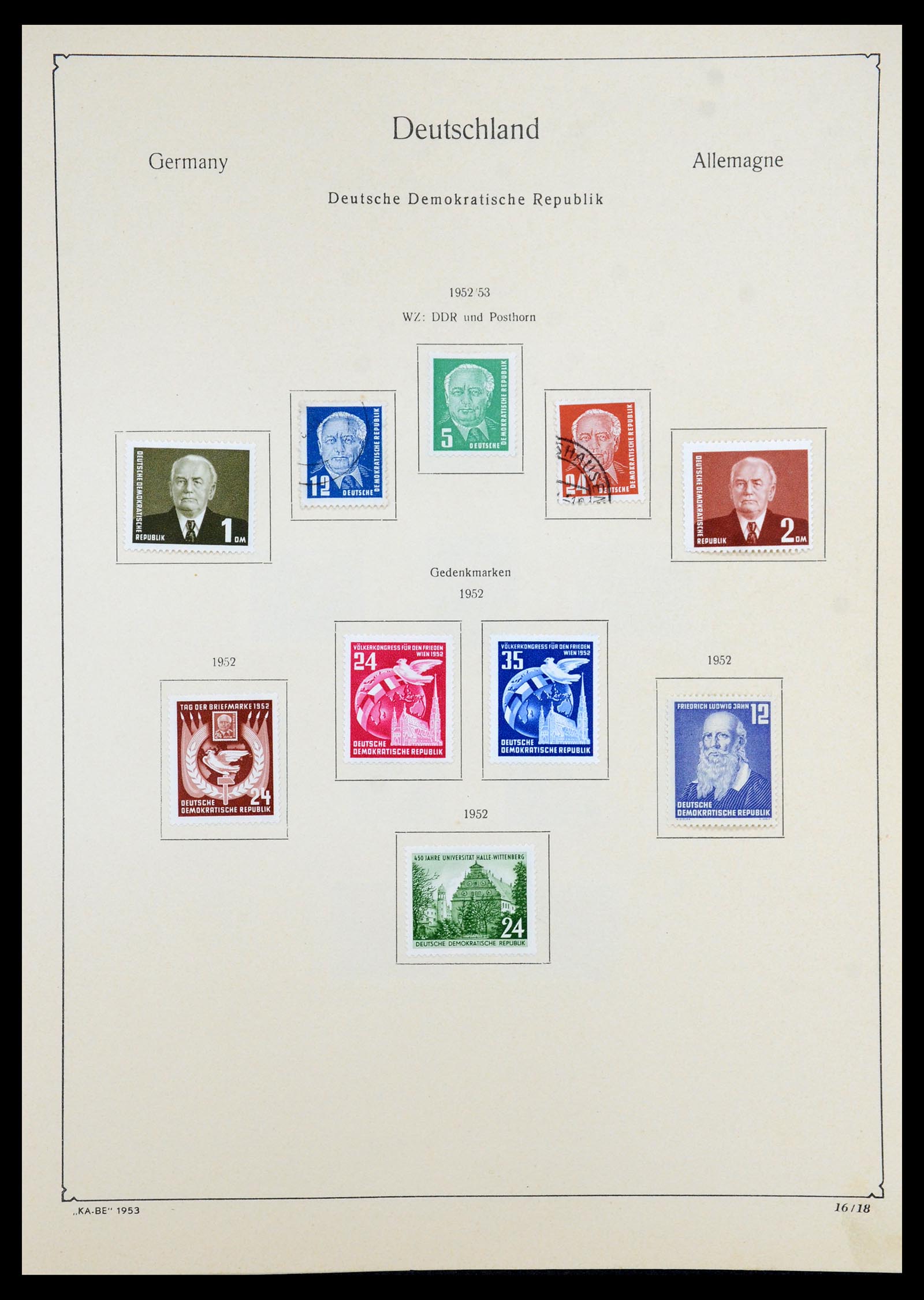 35966 126 - Postzegelverzameling 35966 Duitsland 1945-1965.