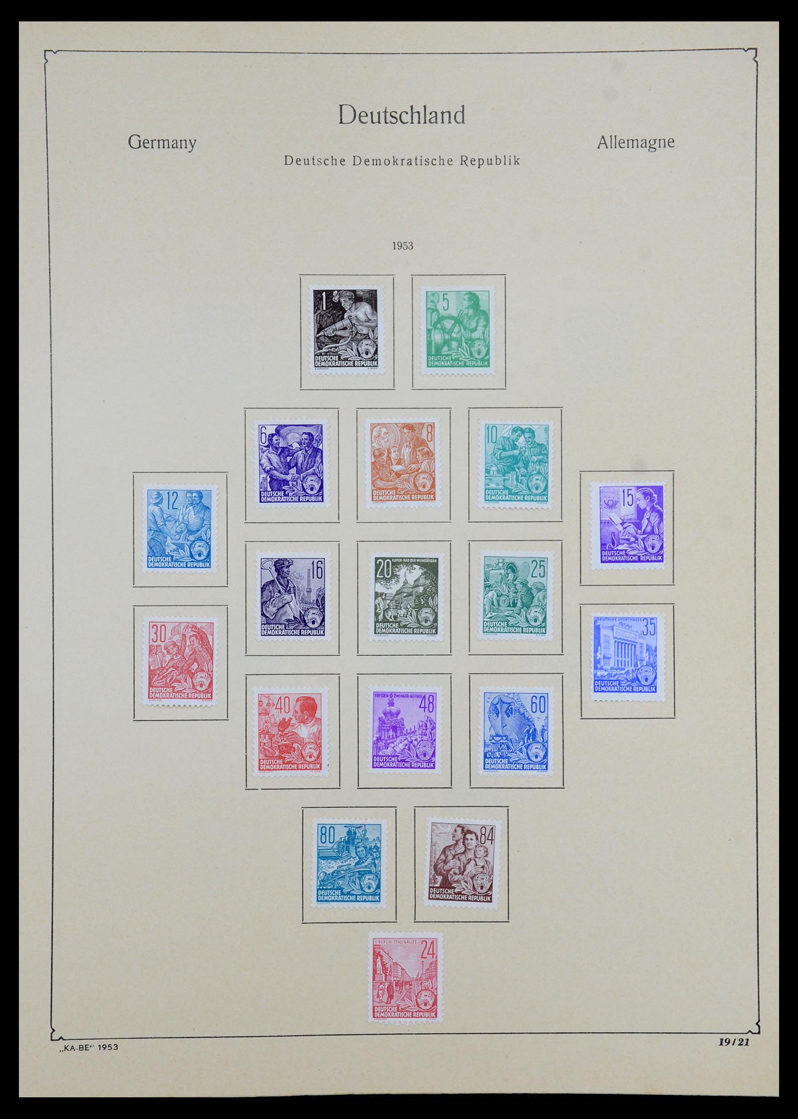 35966 129 - Postzegelverzameling 35966 Duitsland 1945-1965.