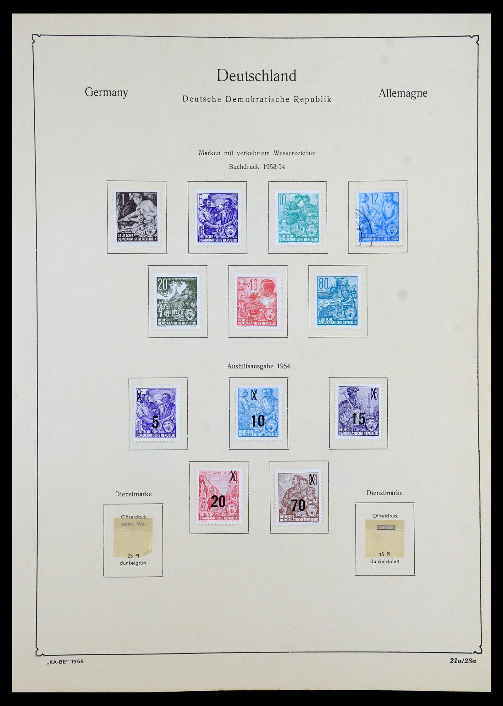 35966 130 - Postzegelverzameling 35966 Duitsland 1945-1965.