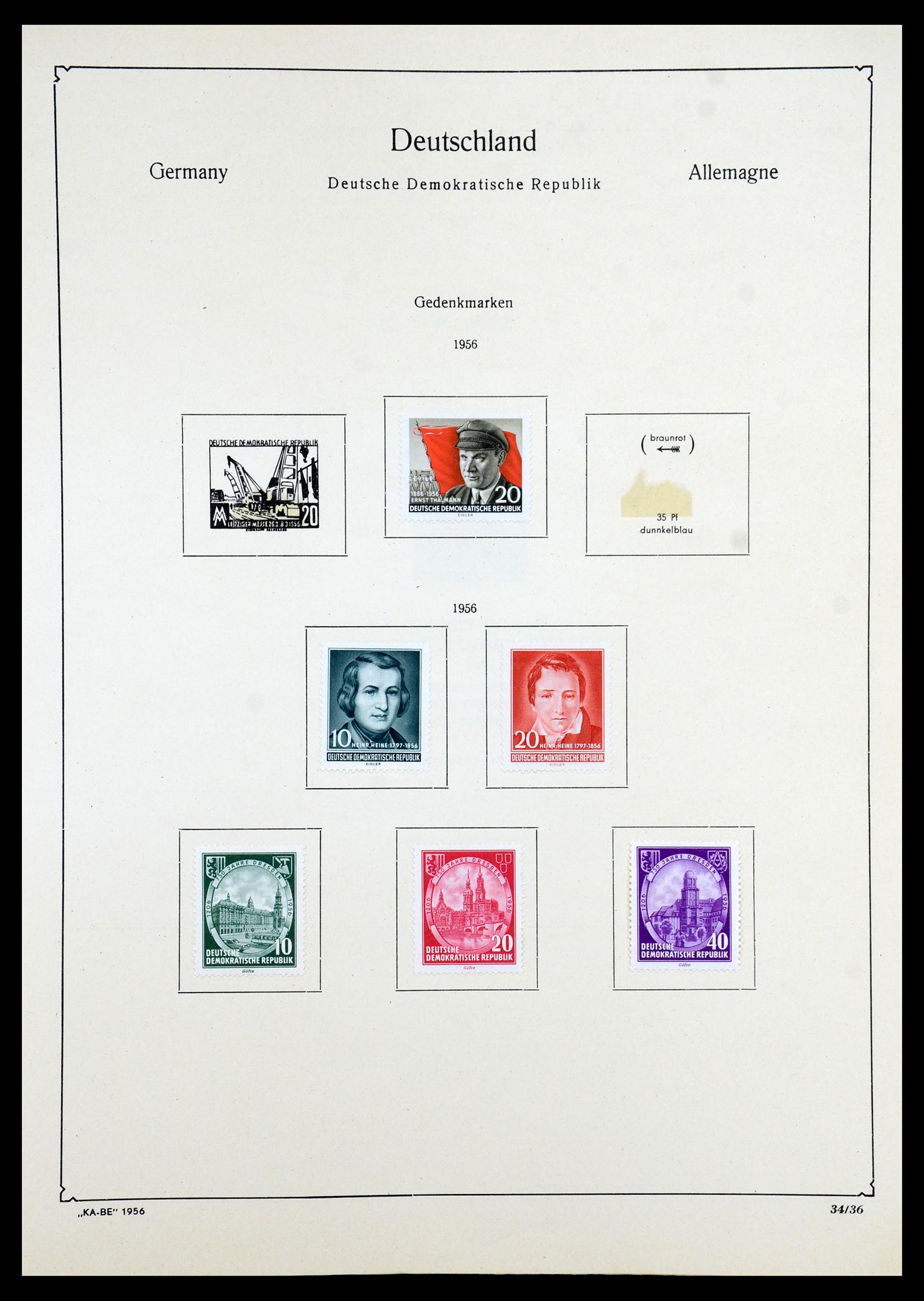 35966 137 - Postzegelverzameling 35966 Duitsland 1945-1965.