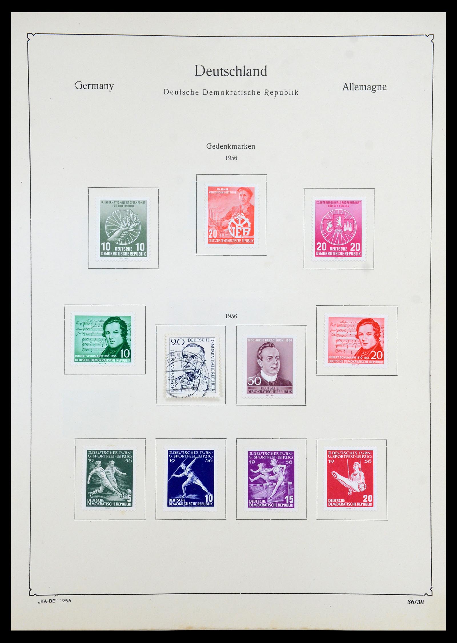 35966 139 - Postzegelverzameling 35966 Duitsland 1945-1965.