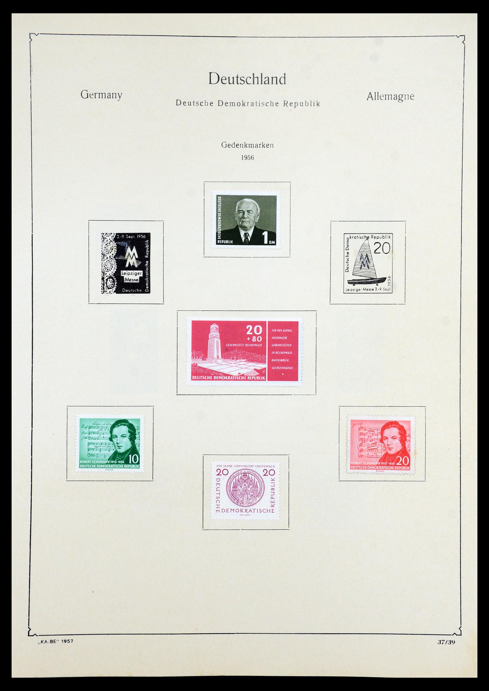 35966 140 - Postzegelverzameling 35966 Duitsland 1945-1965.