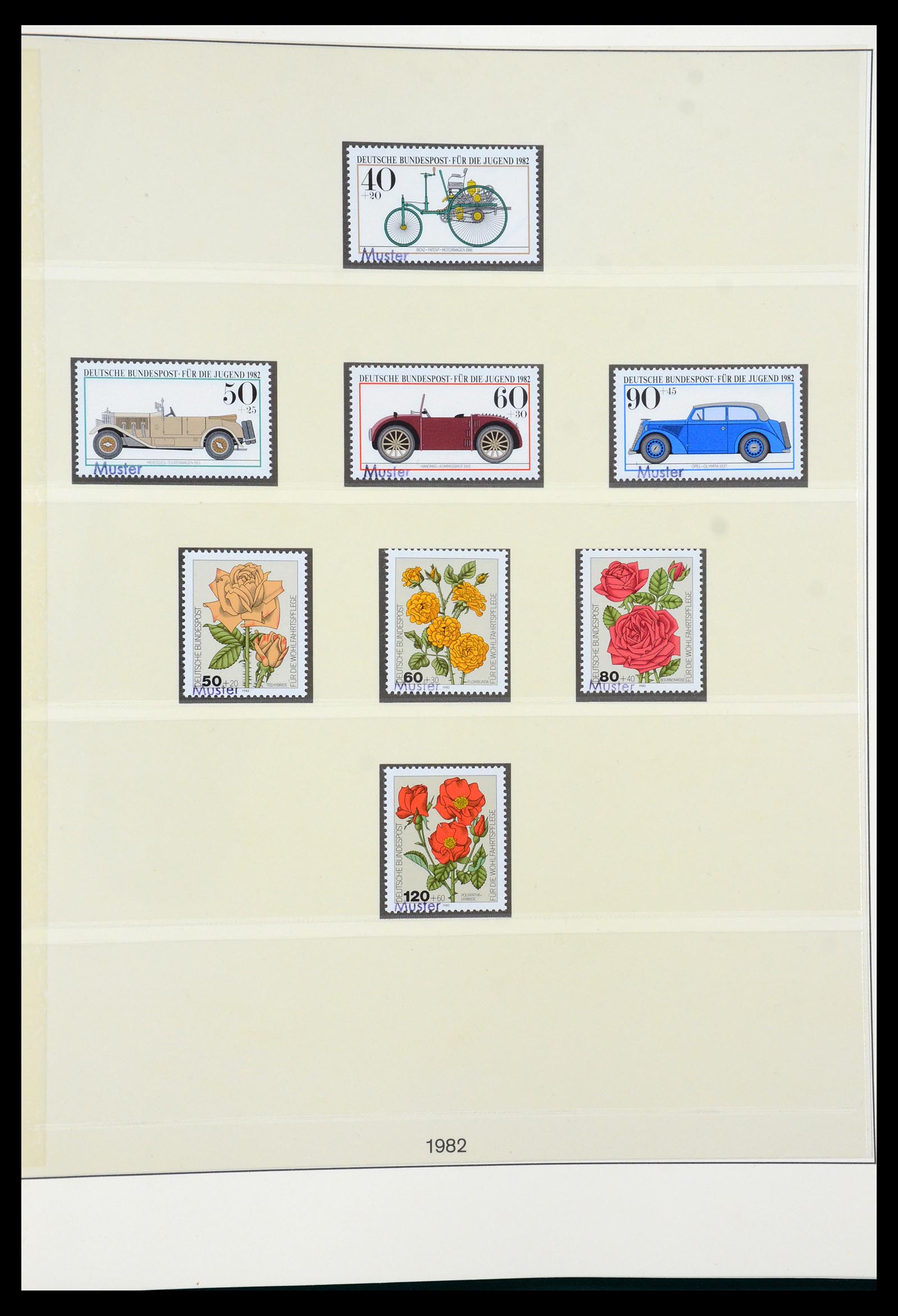 35973 101 - Postzegelverzameling 35973 Bundespost specimen 1952-2002.