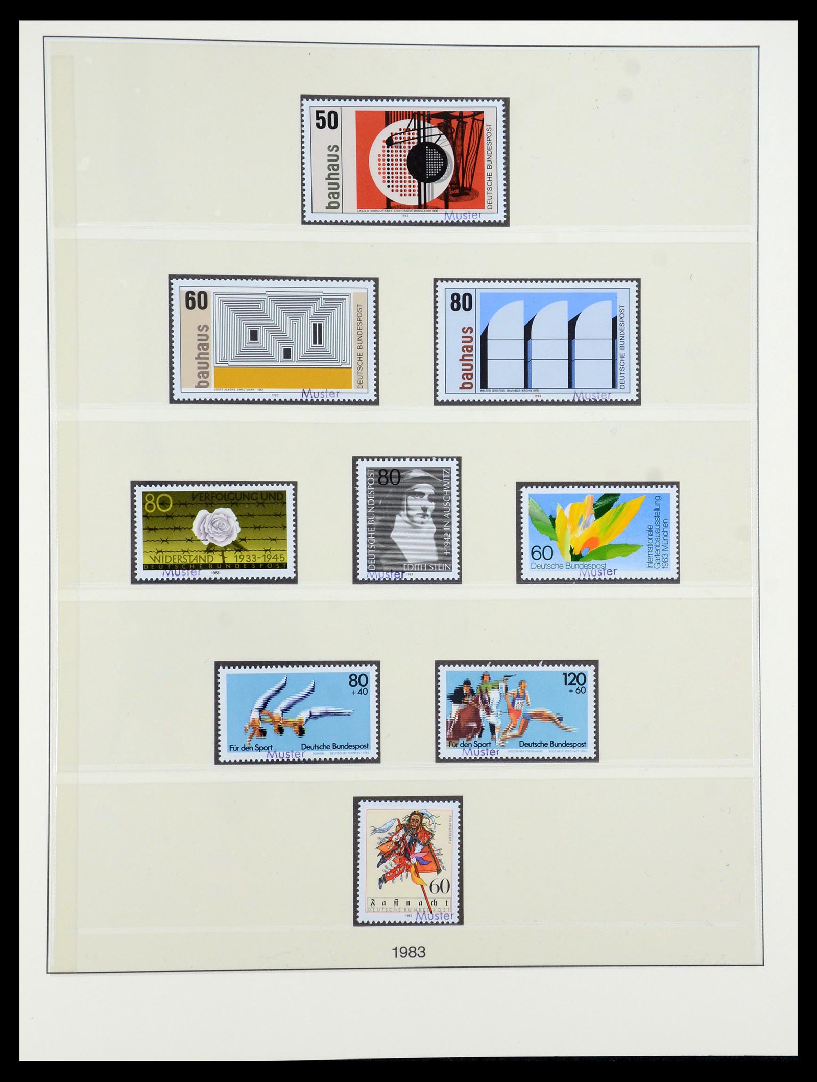 35973 105 - Postzegelverzameling 35973 Bundespost specimen 1952-2002.