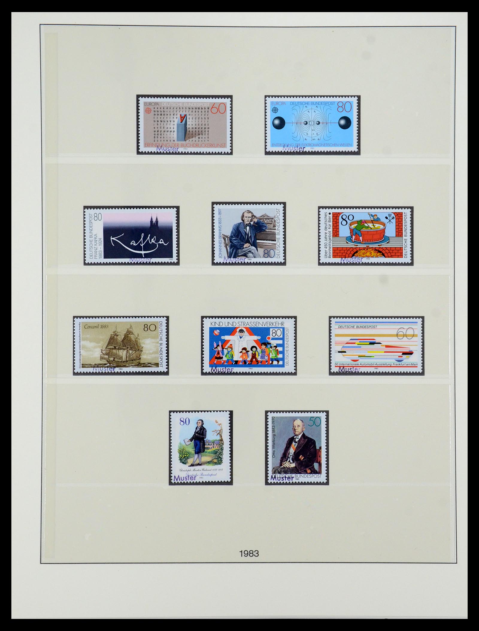 35973 107 - Postzegelverzameling 35973 Bundespost specimen 1952-2002.