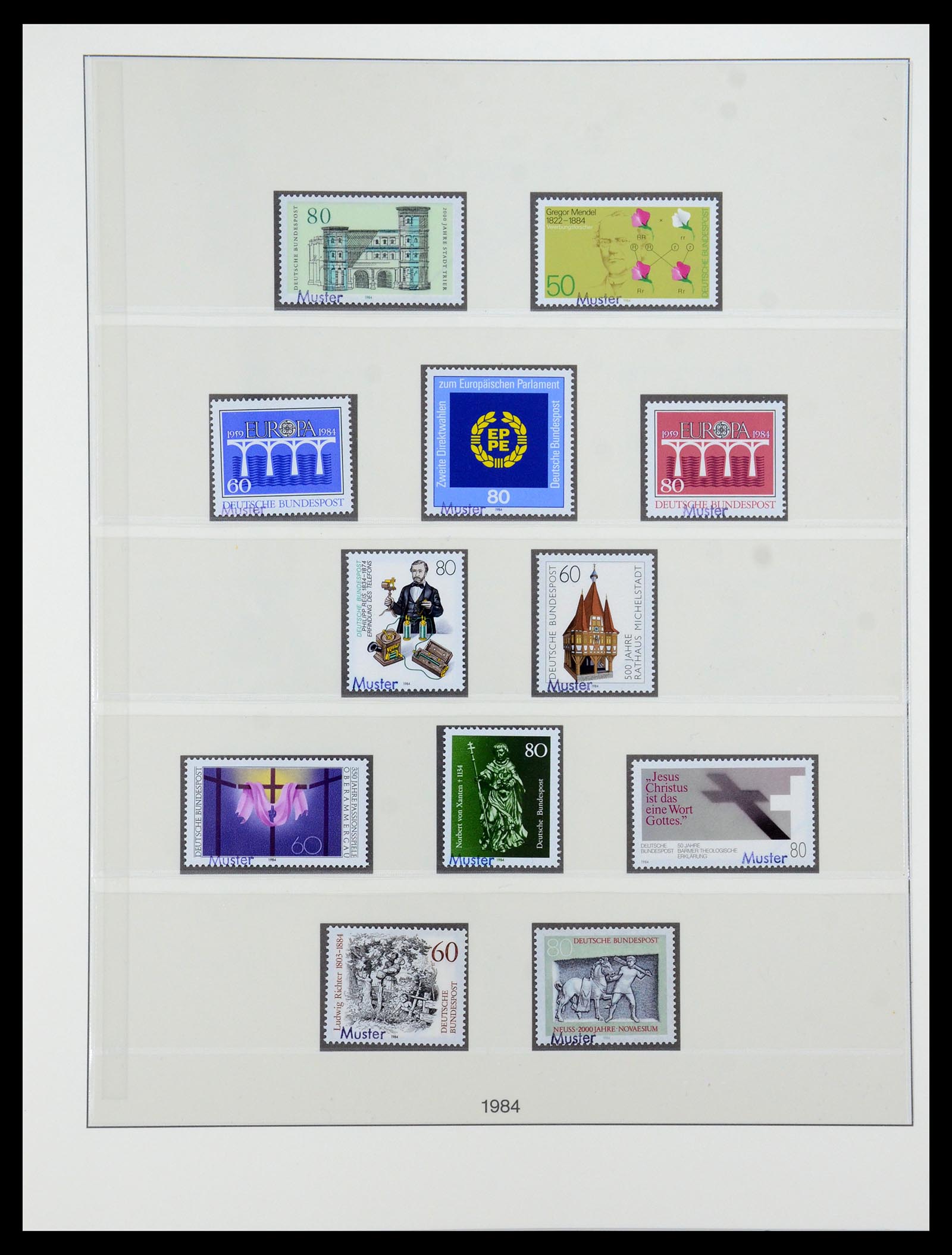 35973 109 - Postzegelverzameling 35973 Bundespost specimen 1952-2002.