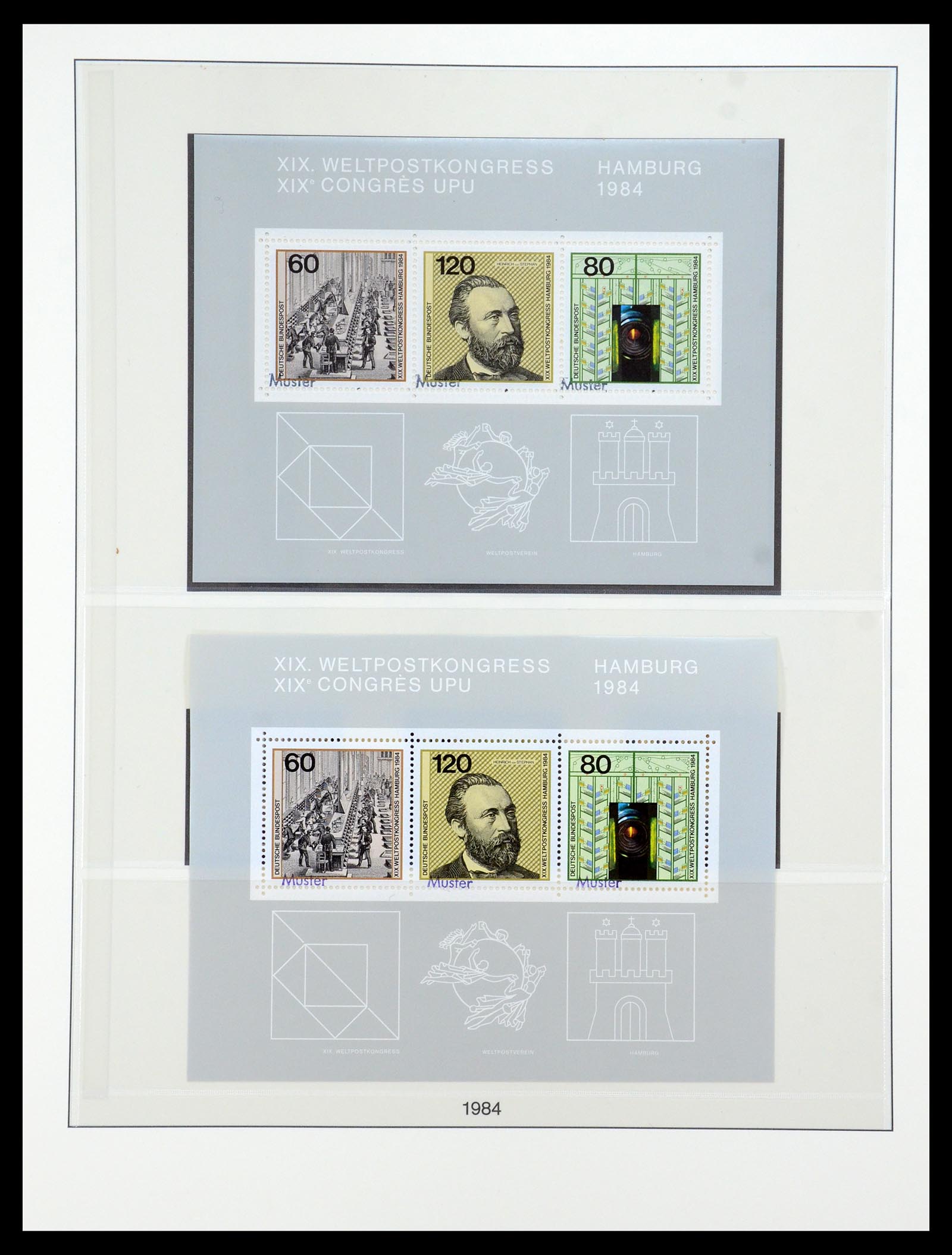 35973 111 - Postzegelverzameling 35973 Bundespost specimen 1952-2002.